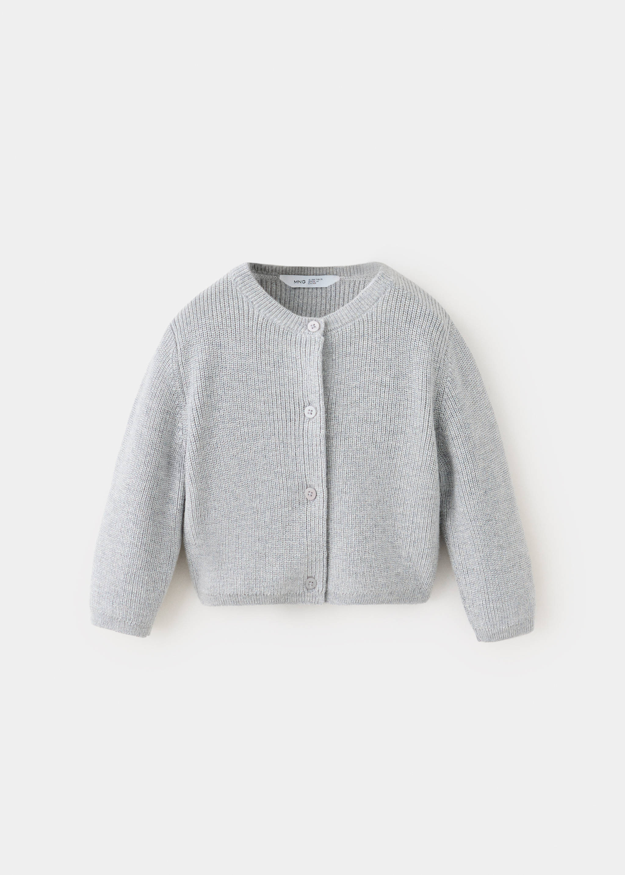 Long sleeves knit cardigan - Article without model