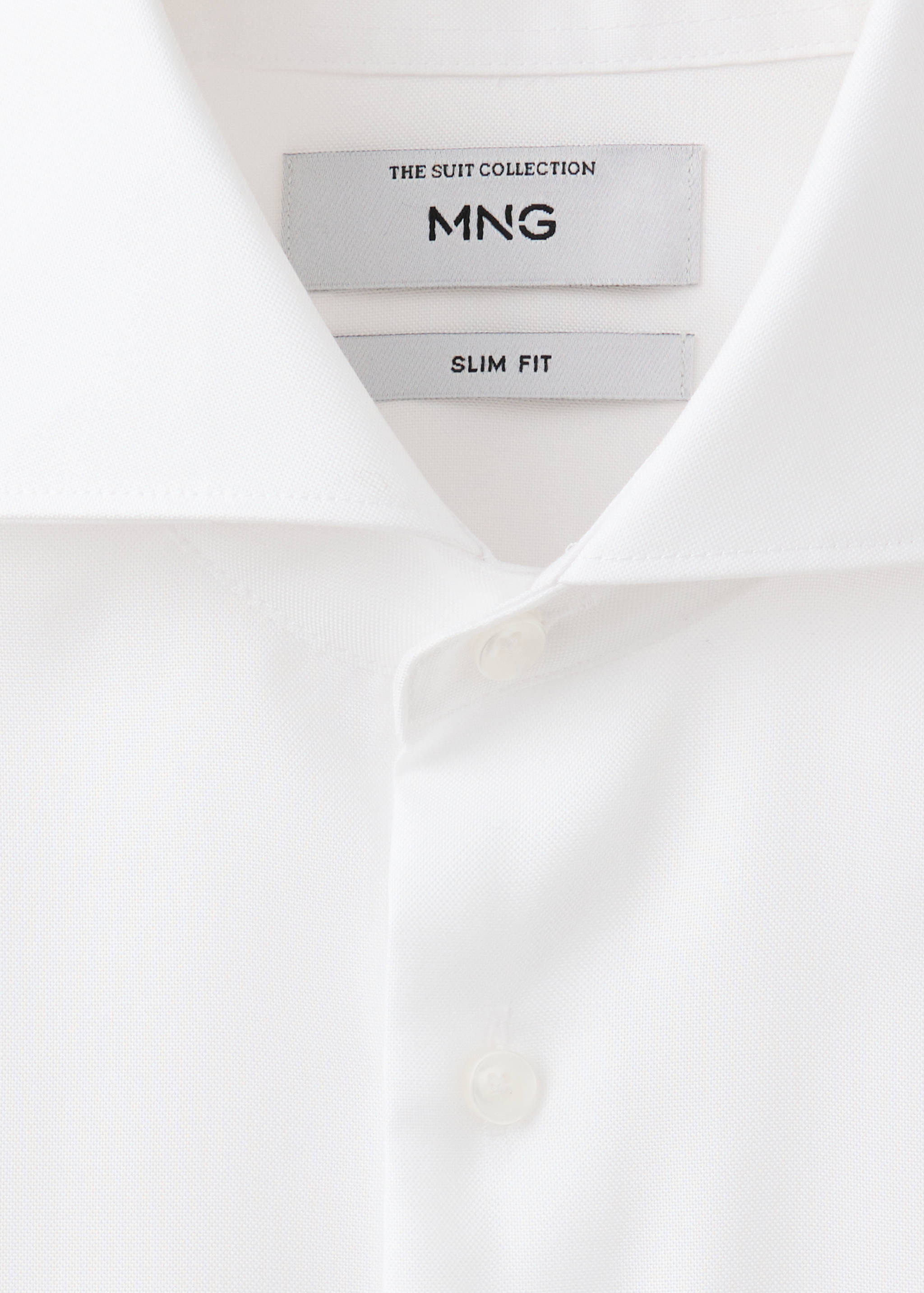 Slim fit cotton suit shirt - Details of the article 8