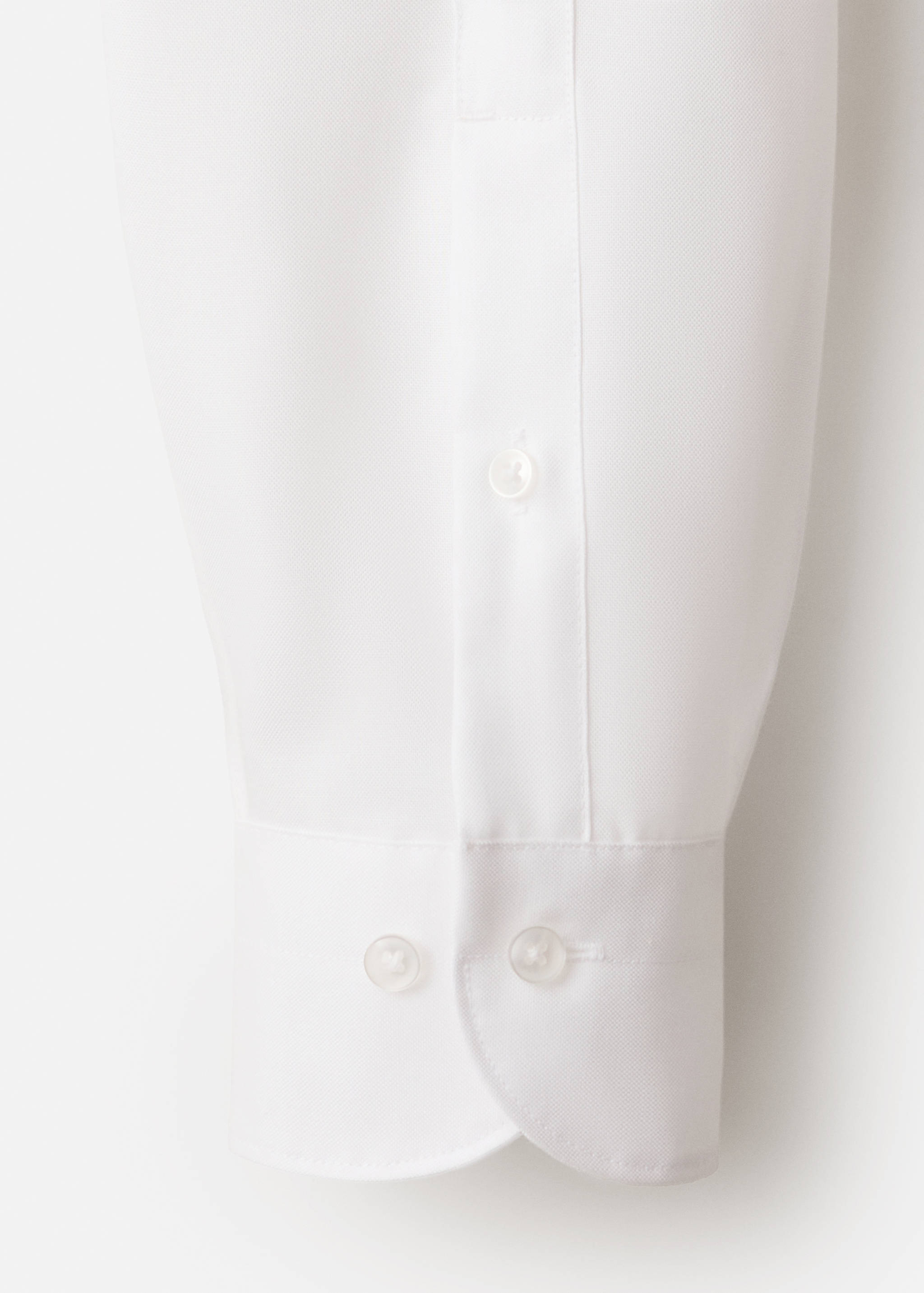 Slim fit cotton suit shirt - Details of the article 0