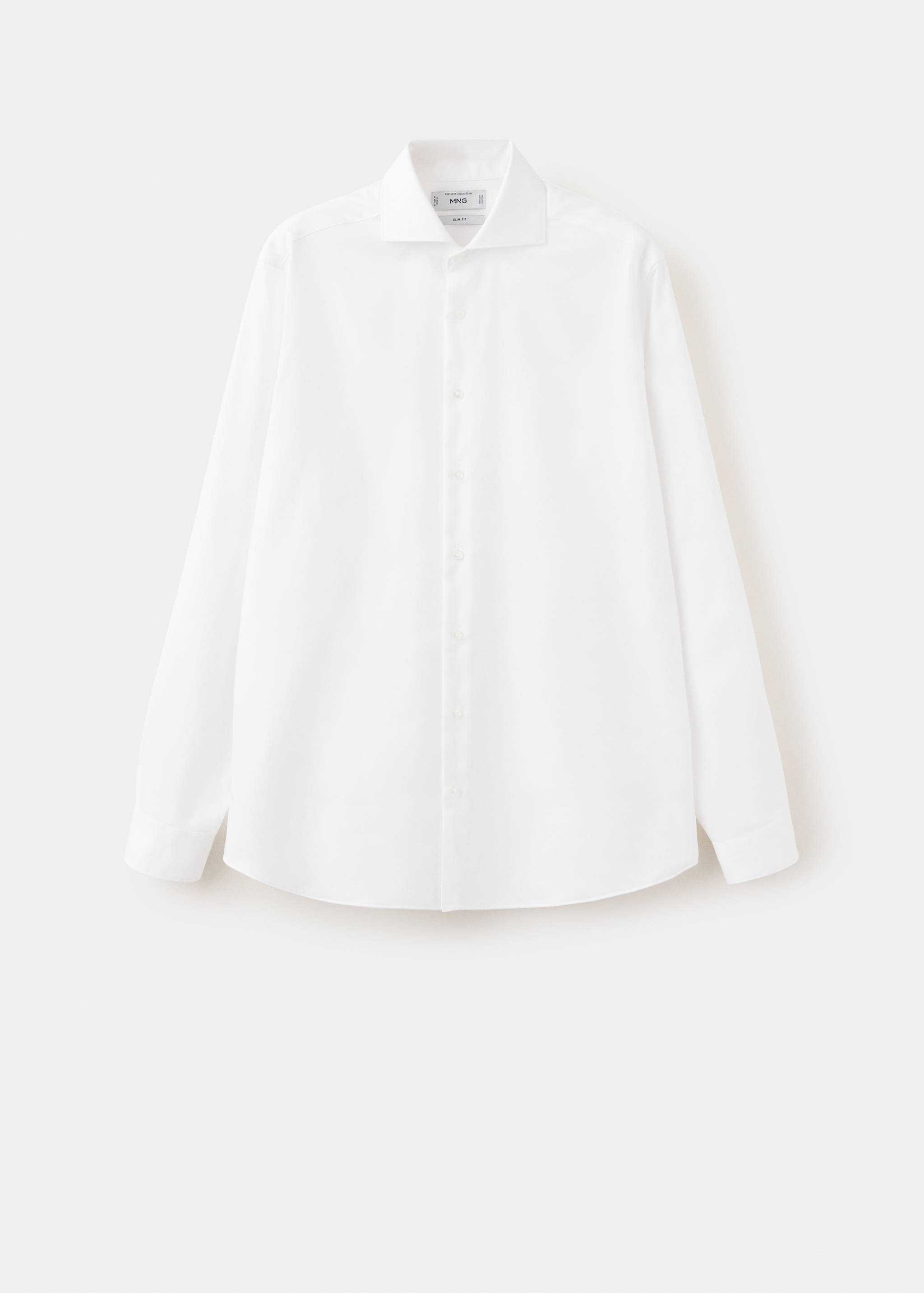 Slim fit cotton suit shirt - Article without model