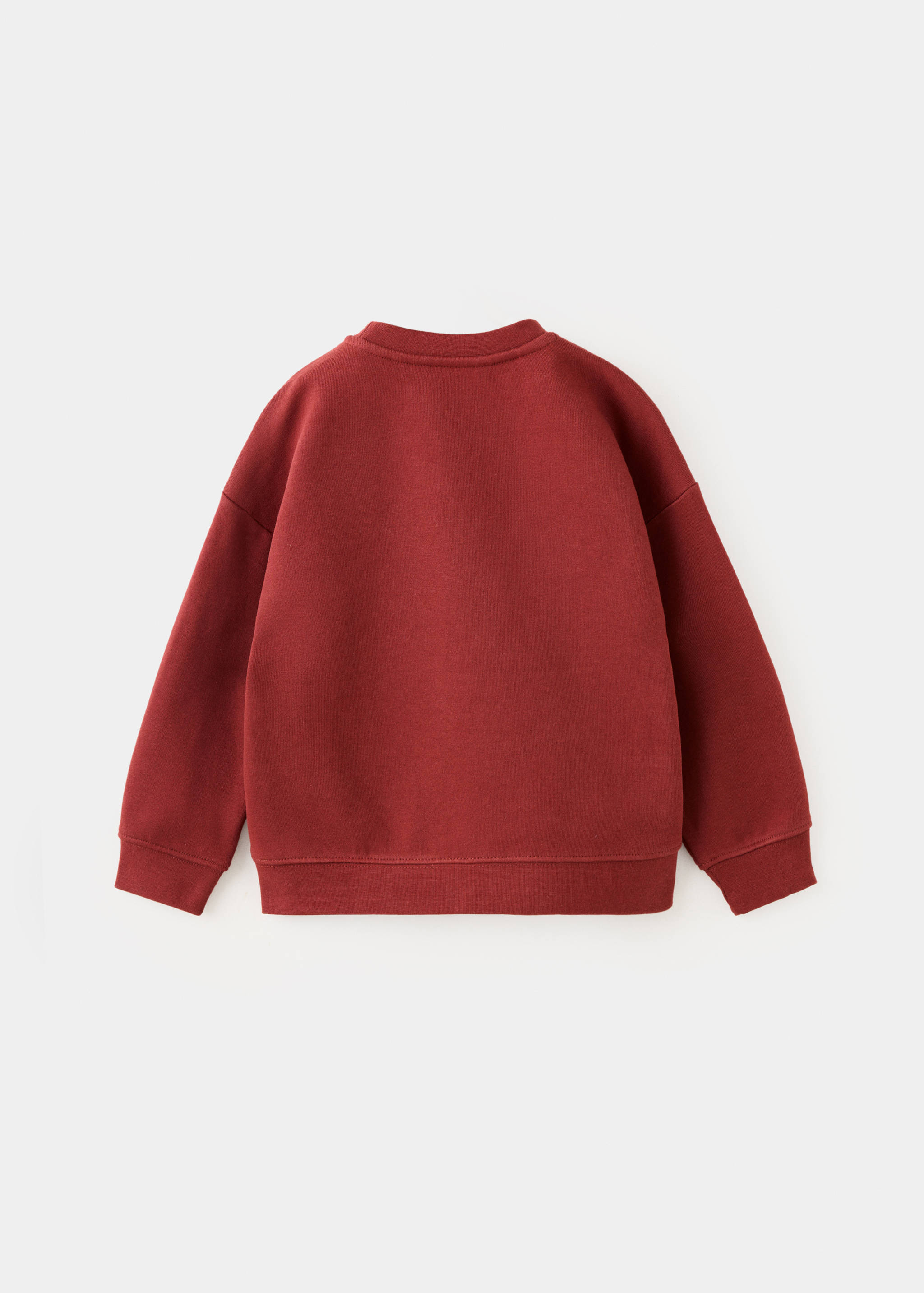 Oversized sweatshirt with a relief design - الجهة الخلفية للمنتج