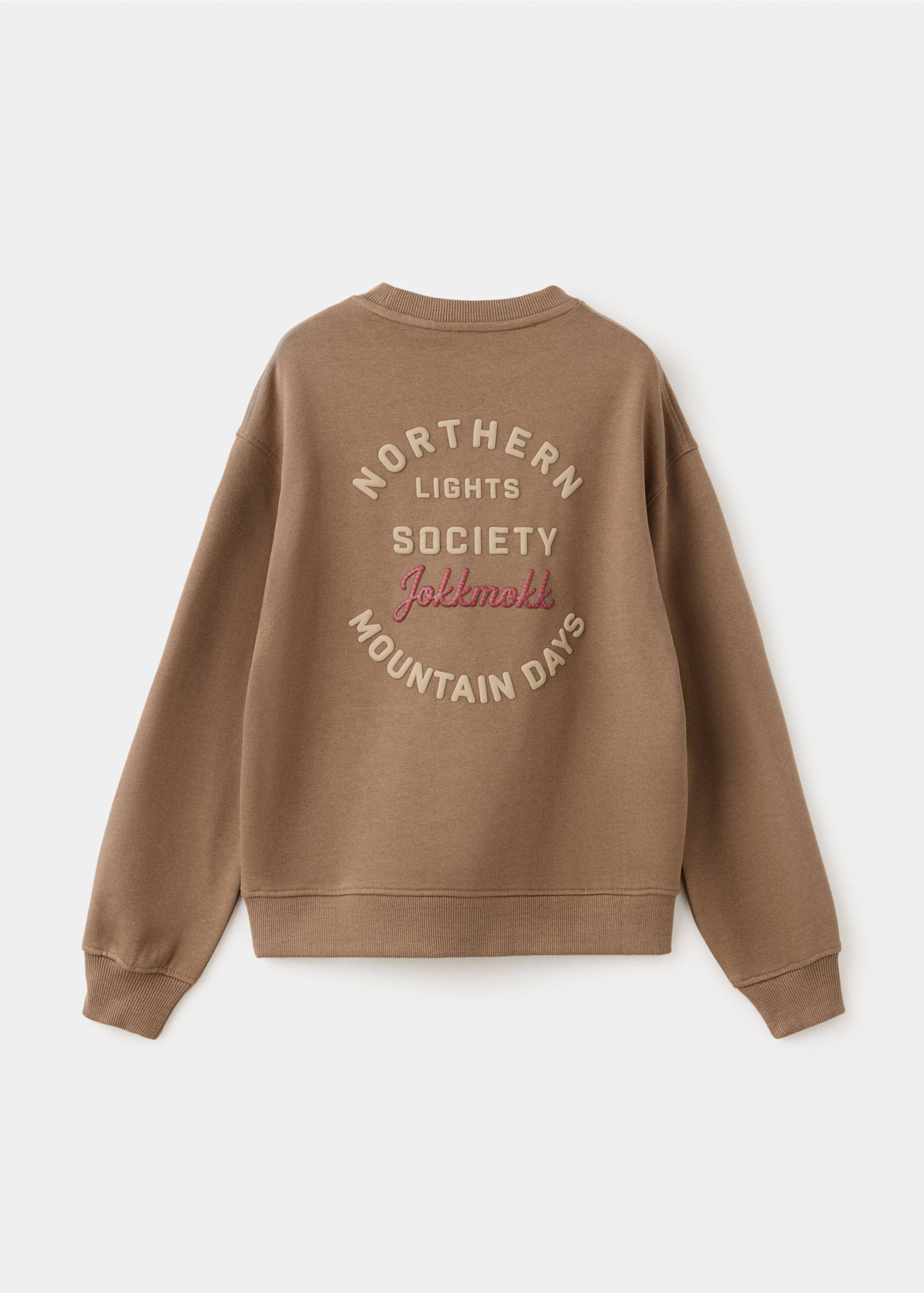 Sweat oversize inscription imprimée - Verso de l’article, Café. Ref: 37076328-00.