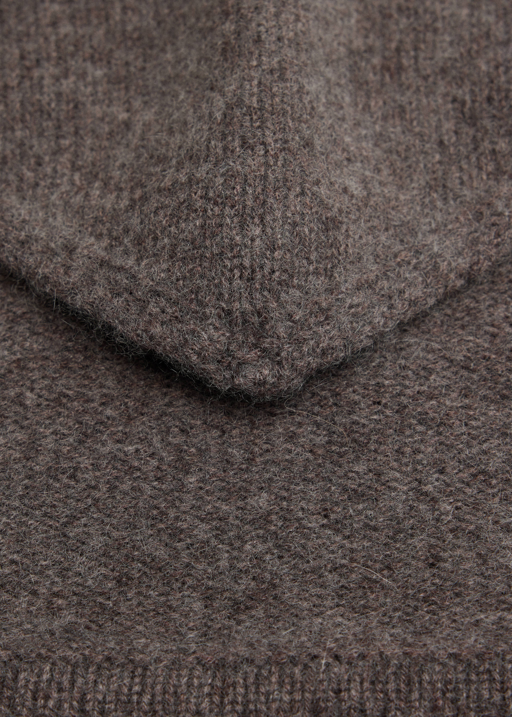 Chal punto lana cashmere - Plano medio