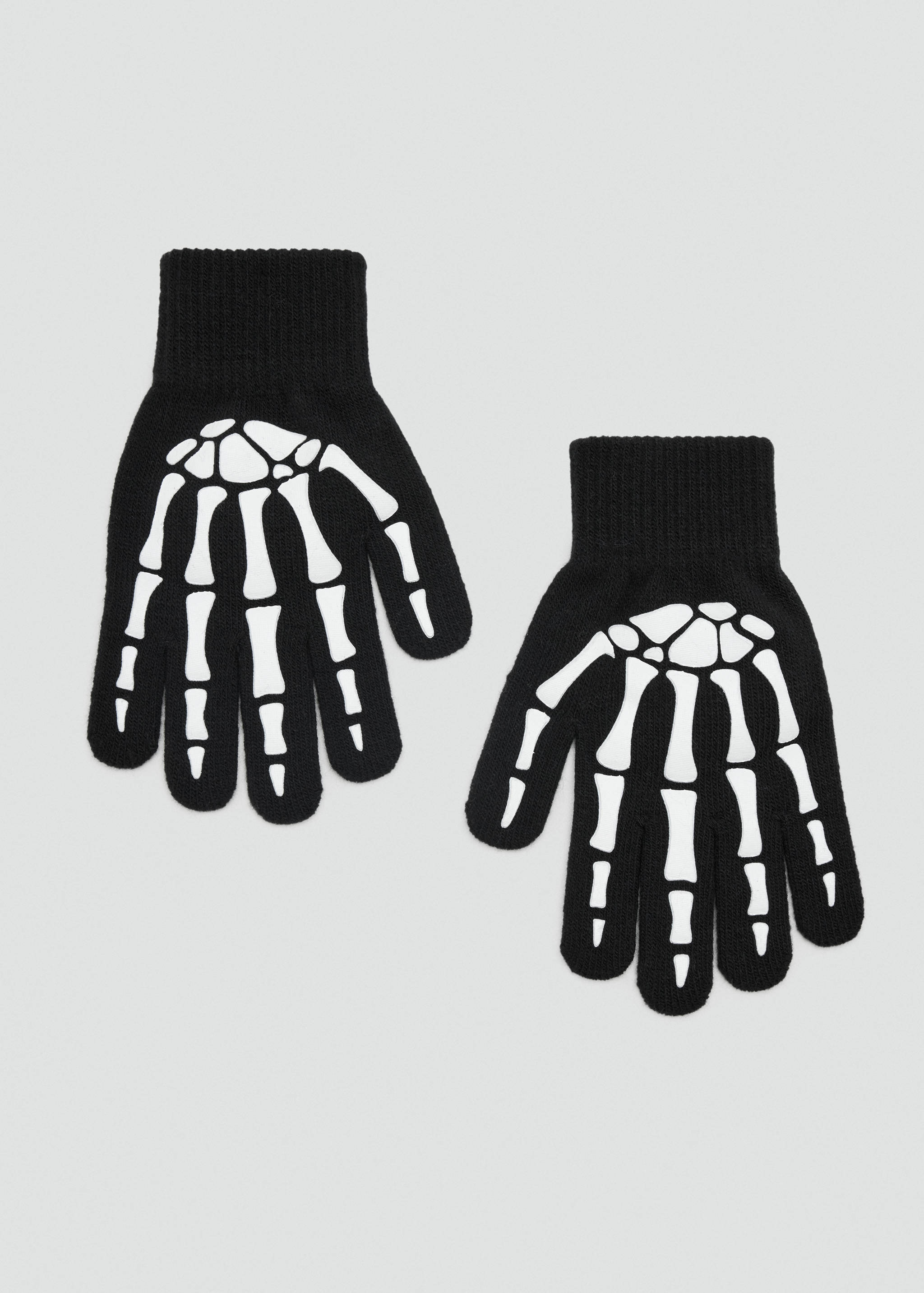 Skeleton knit gloves - Article without model