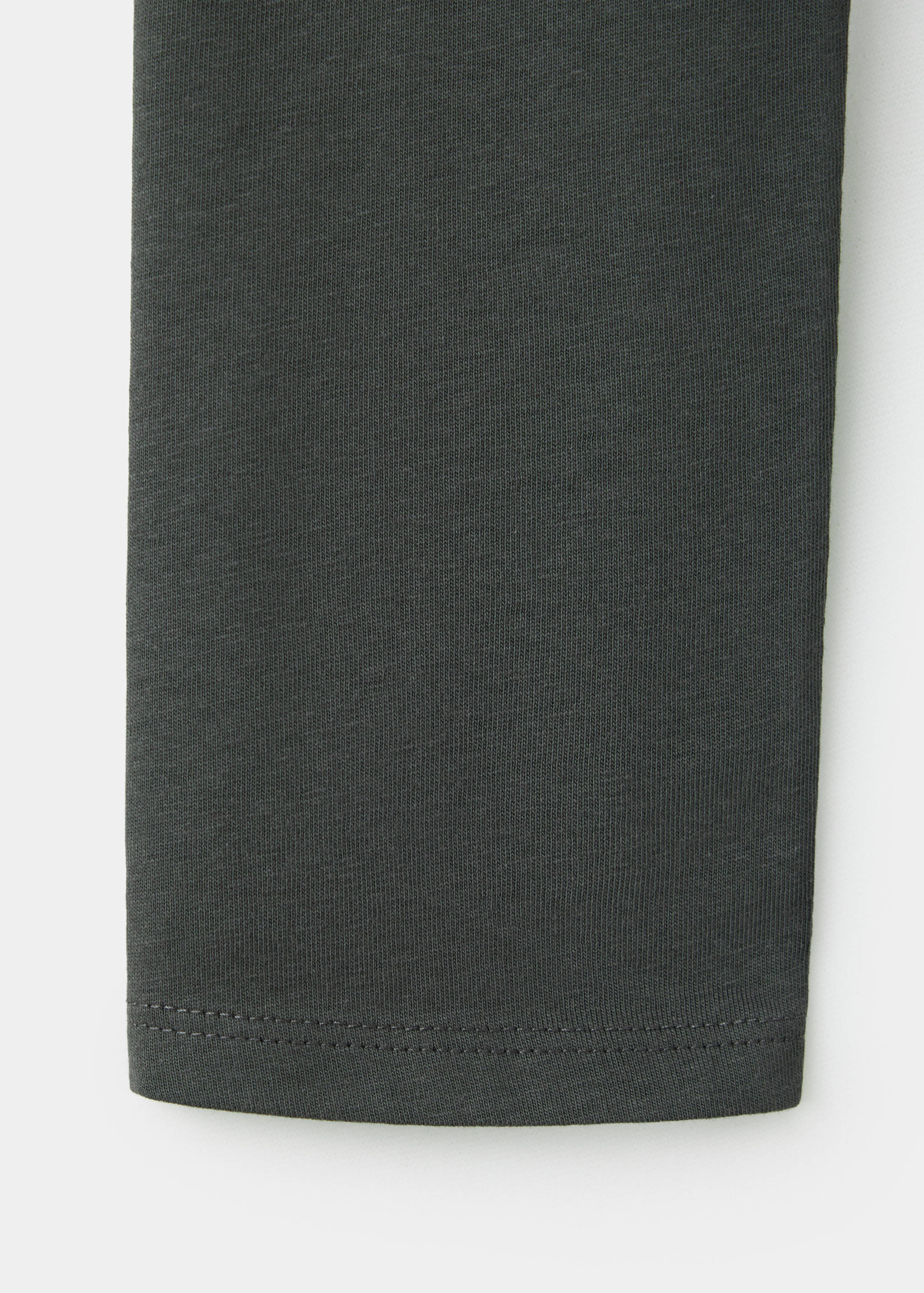 Cotton t-shirt with knot detail - Details of the article 0