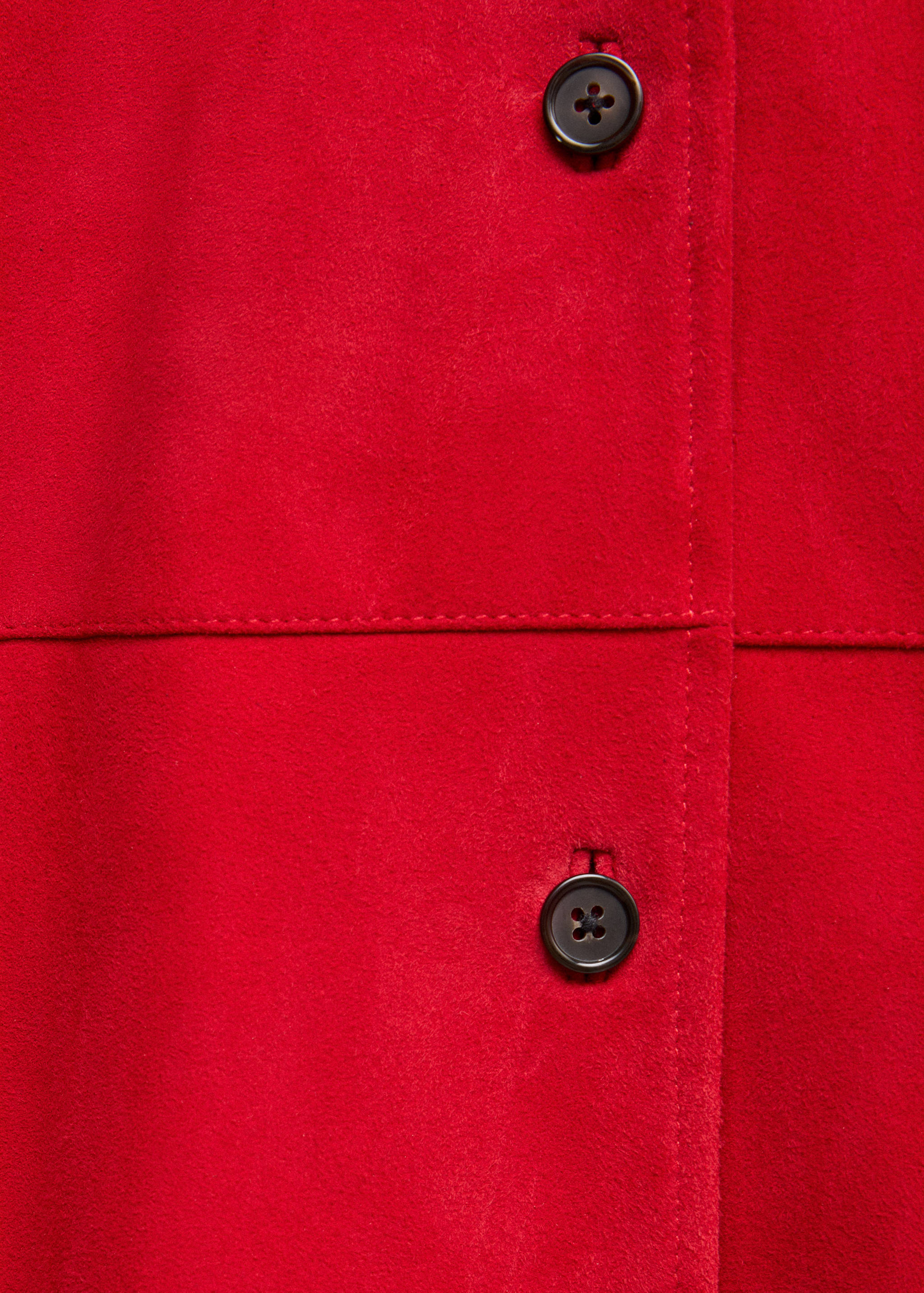 Oversized suede shirt - Details of the article 0