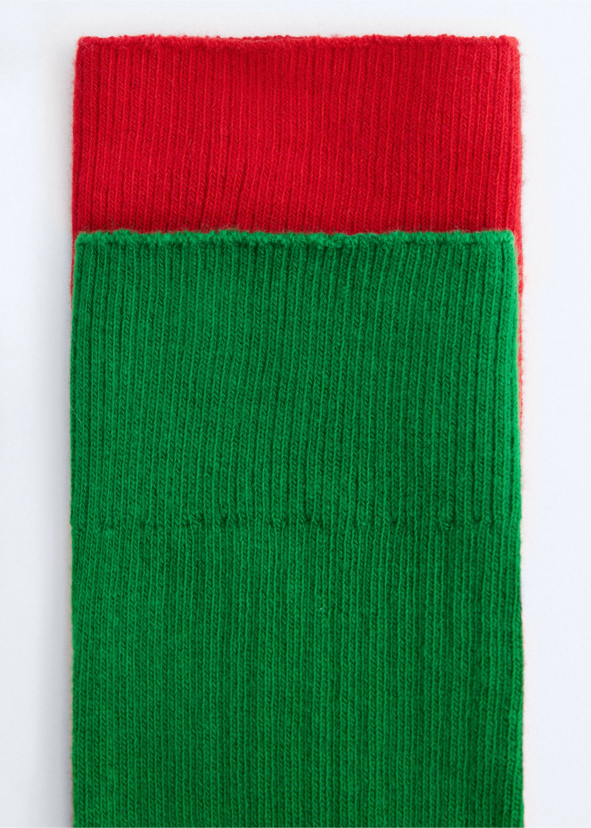 Ribbed socks pack - Medium plane, Red. Ref: 37076359-00.