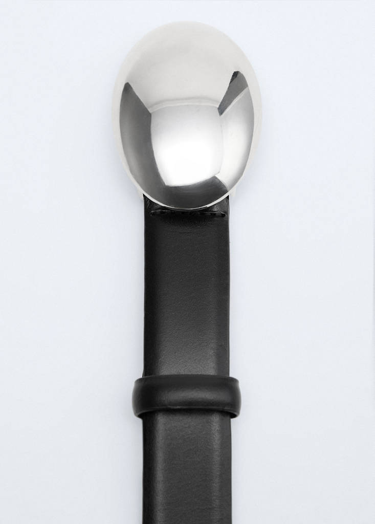 Oval buckle belt - thumbnail 4