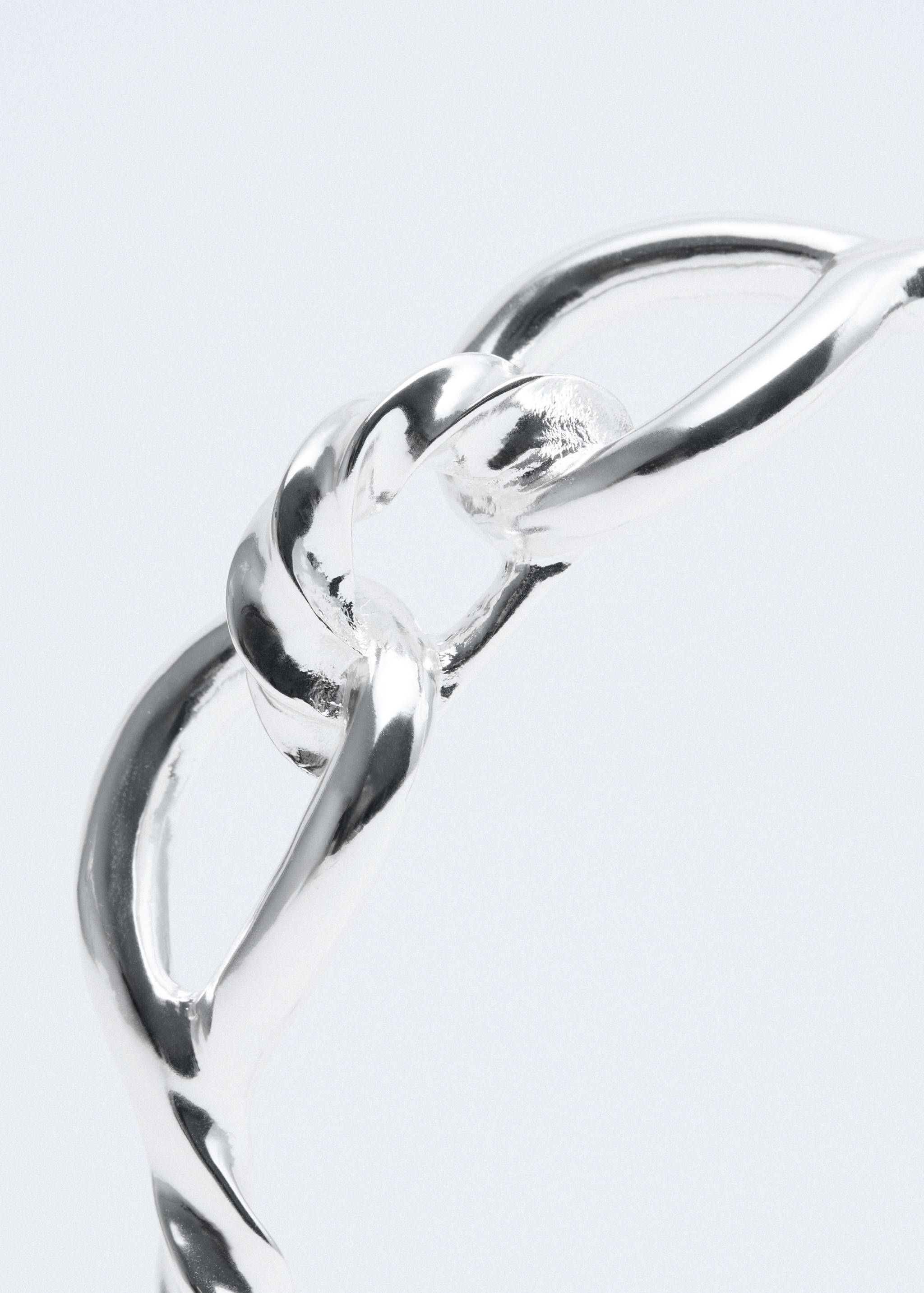 Knot choker necklace - Medium plane