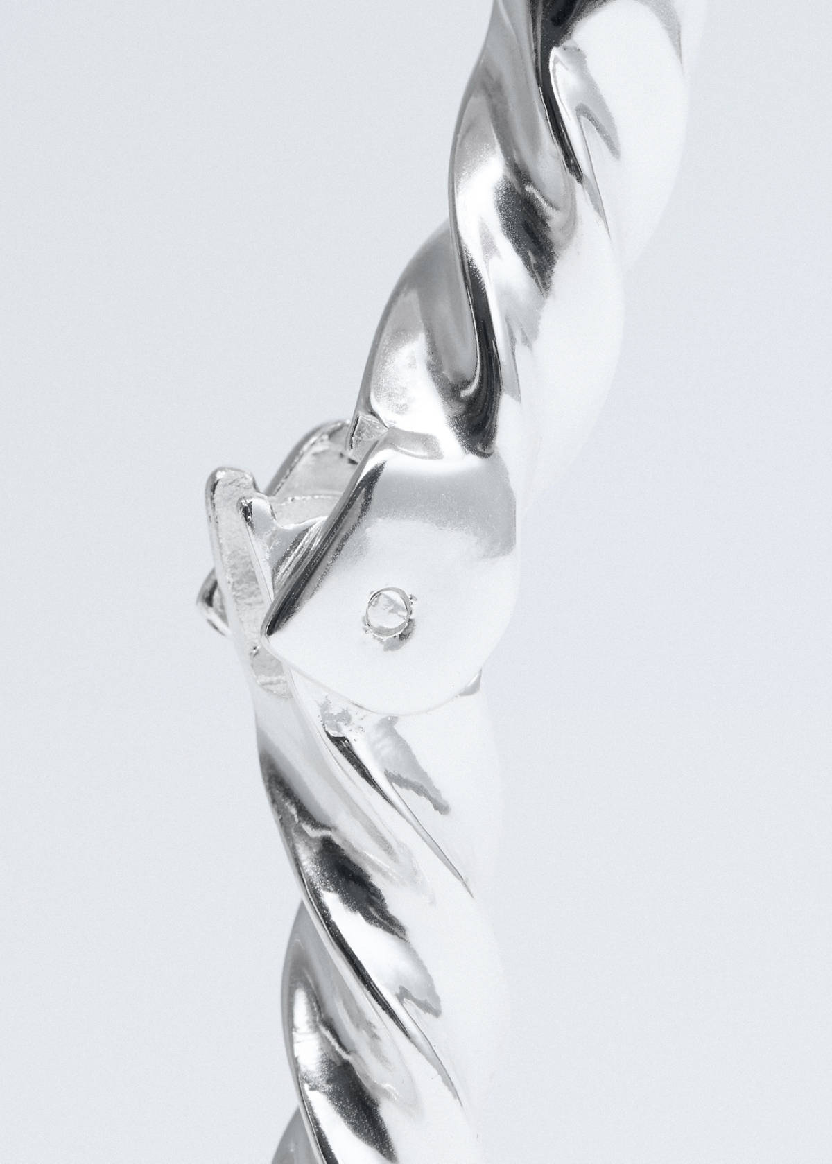 Knot choker necklace — Silver