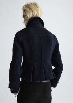 Wool duffle coat — Dark Navy 3