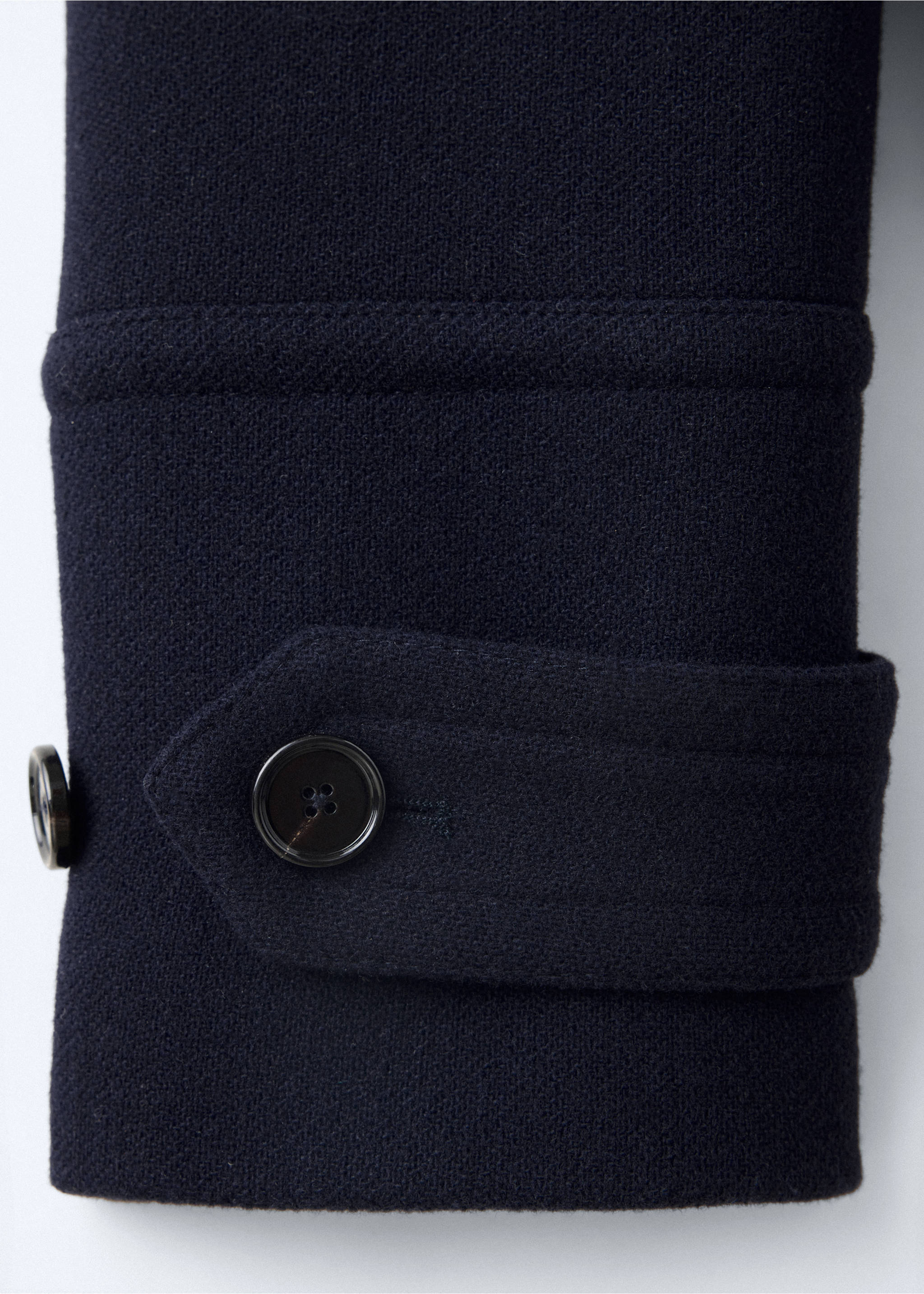 Chaqueta lana alamares - Detalle del artículo 0, Azul marino oscuro. Ref: 37076363-00.