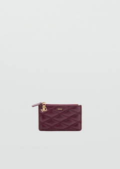 Padded metallic coin purse — Cherry 1
