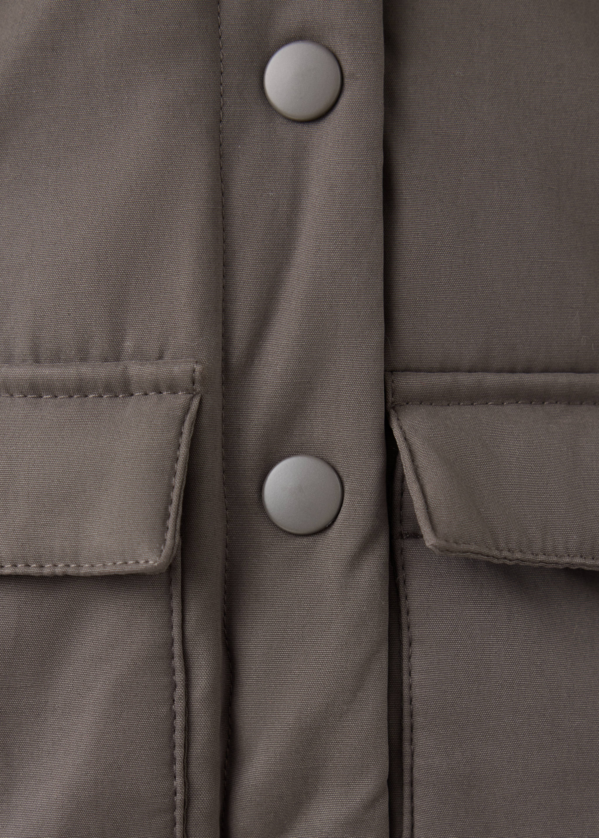 Padded coat with fur lining - Details of the article 8