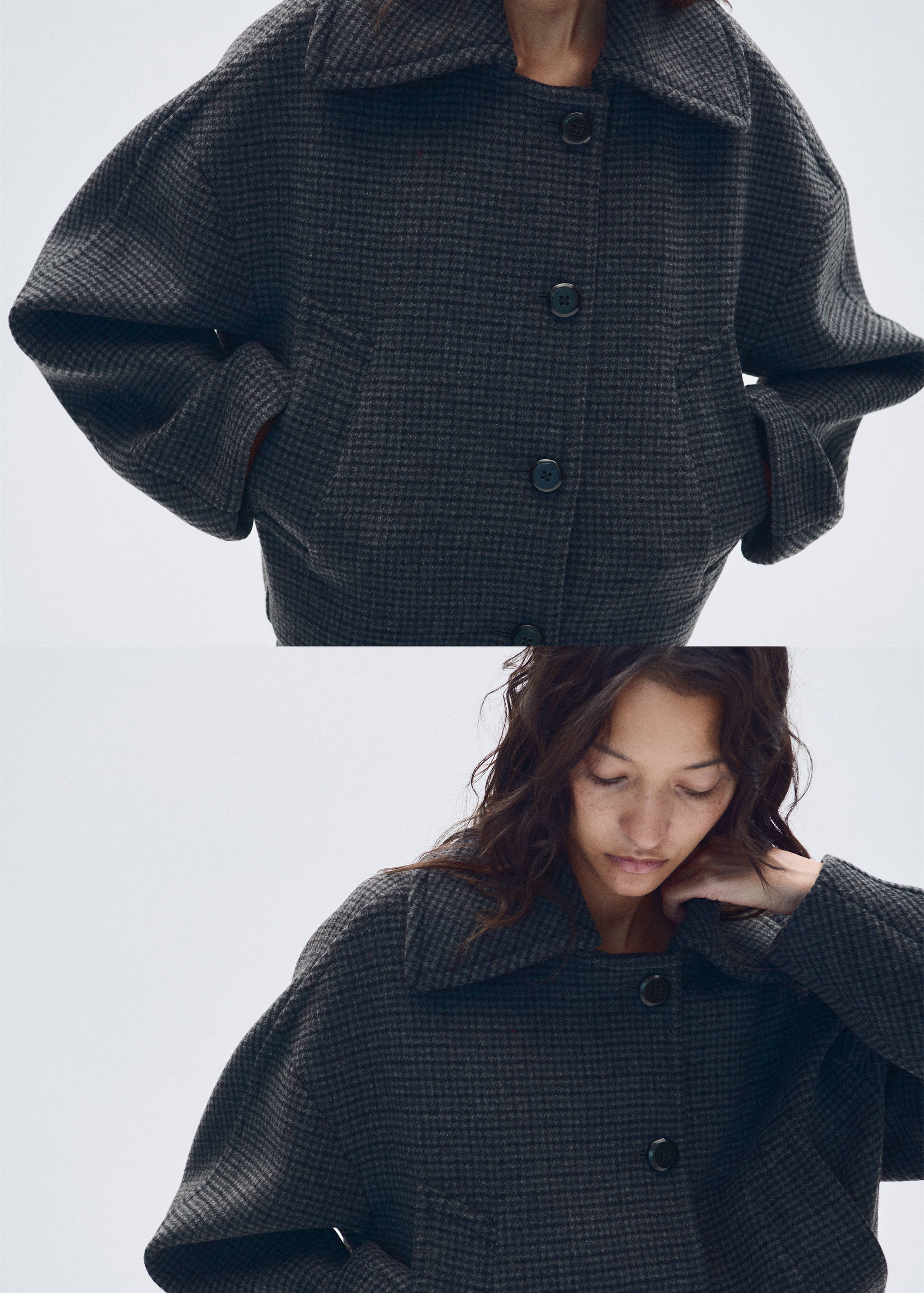 Houndstooth wool jacket - Details of the article 1