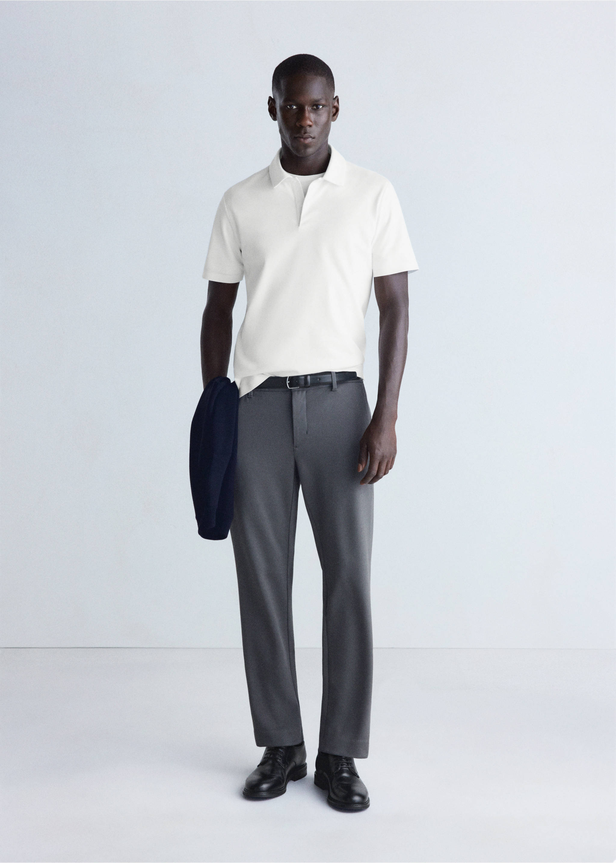 Slim-fit Thermolite® polo shirt - General plane, Off White. Ref: 37076727-00.