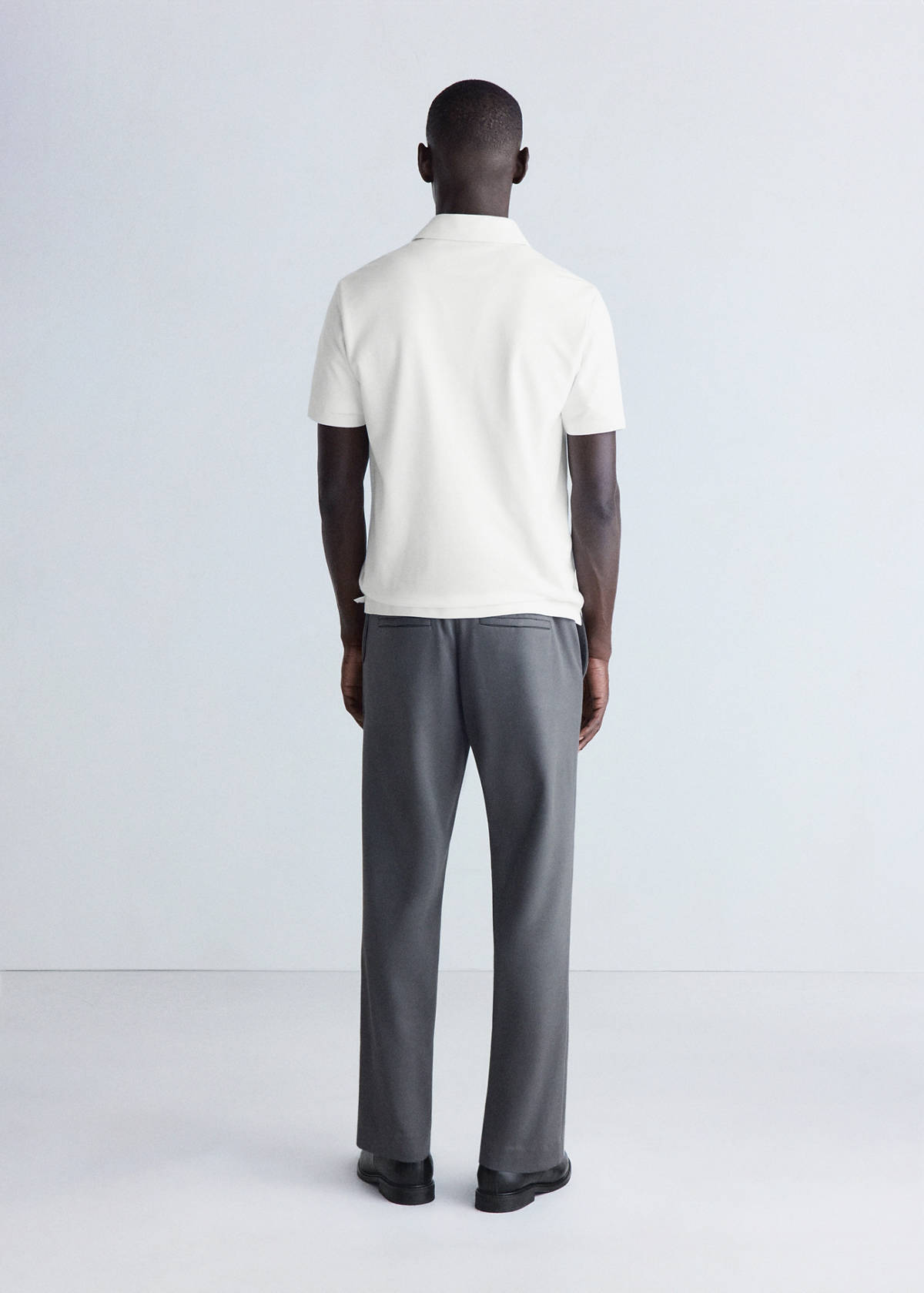Slim-fit Thermolite® polo shirt — Off White