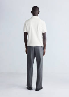 Slim-fit Thermolite® polo shirt — Off White 3