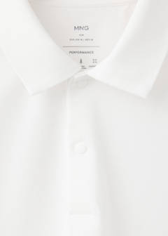 Slim-fit Thermolite® polo shirt — Off White 8