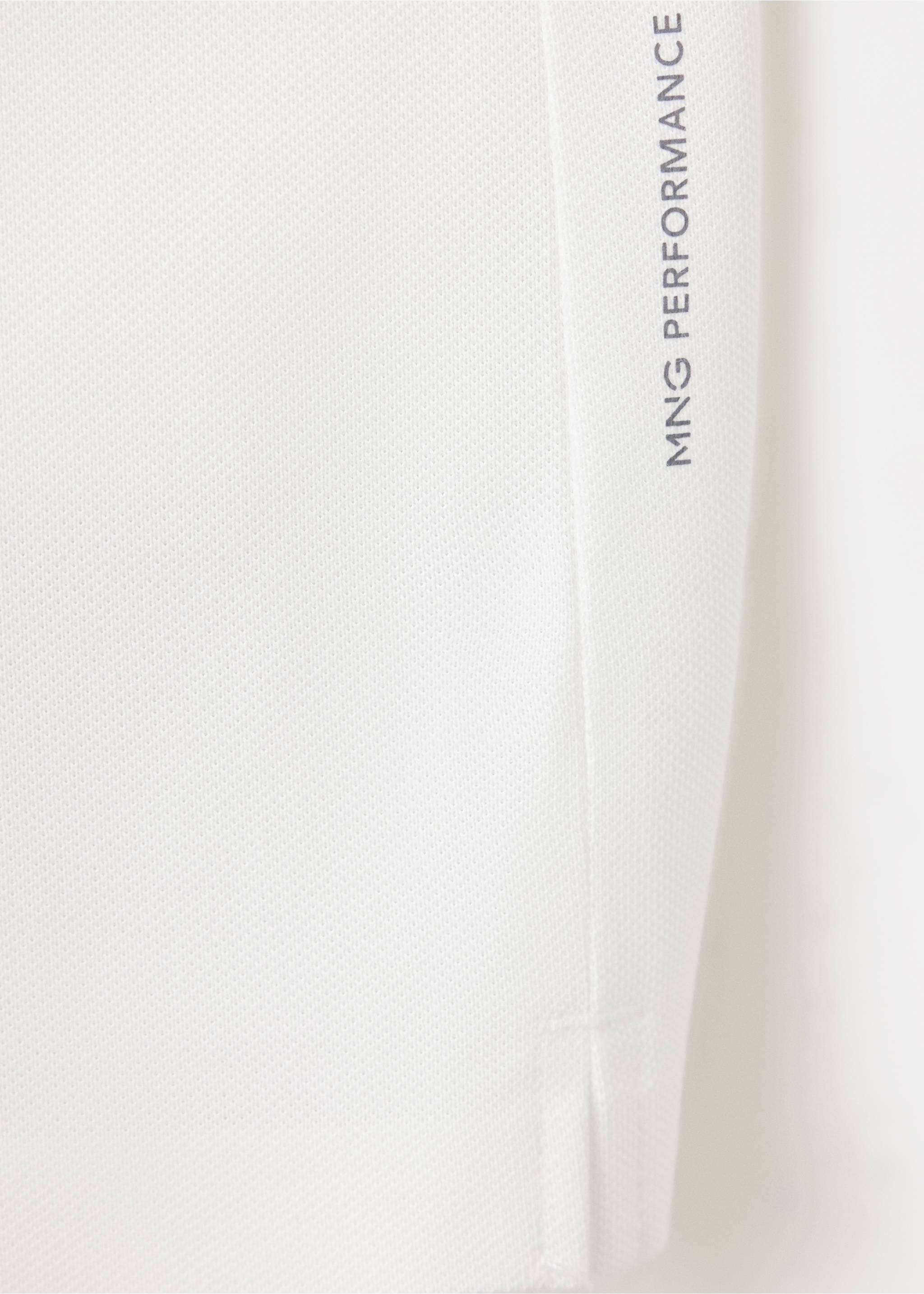 Slim-fit Thermolite® polo shirt - Details of the article 0, Off White. Ref: 37076727-00.