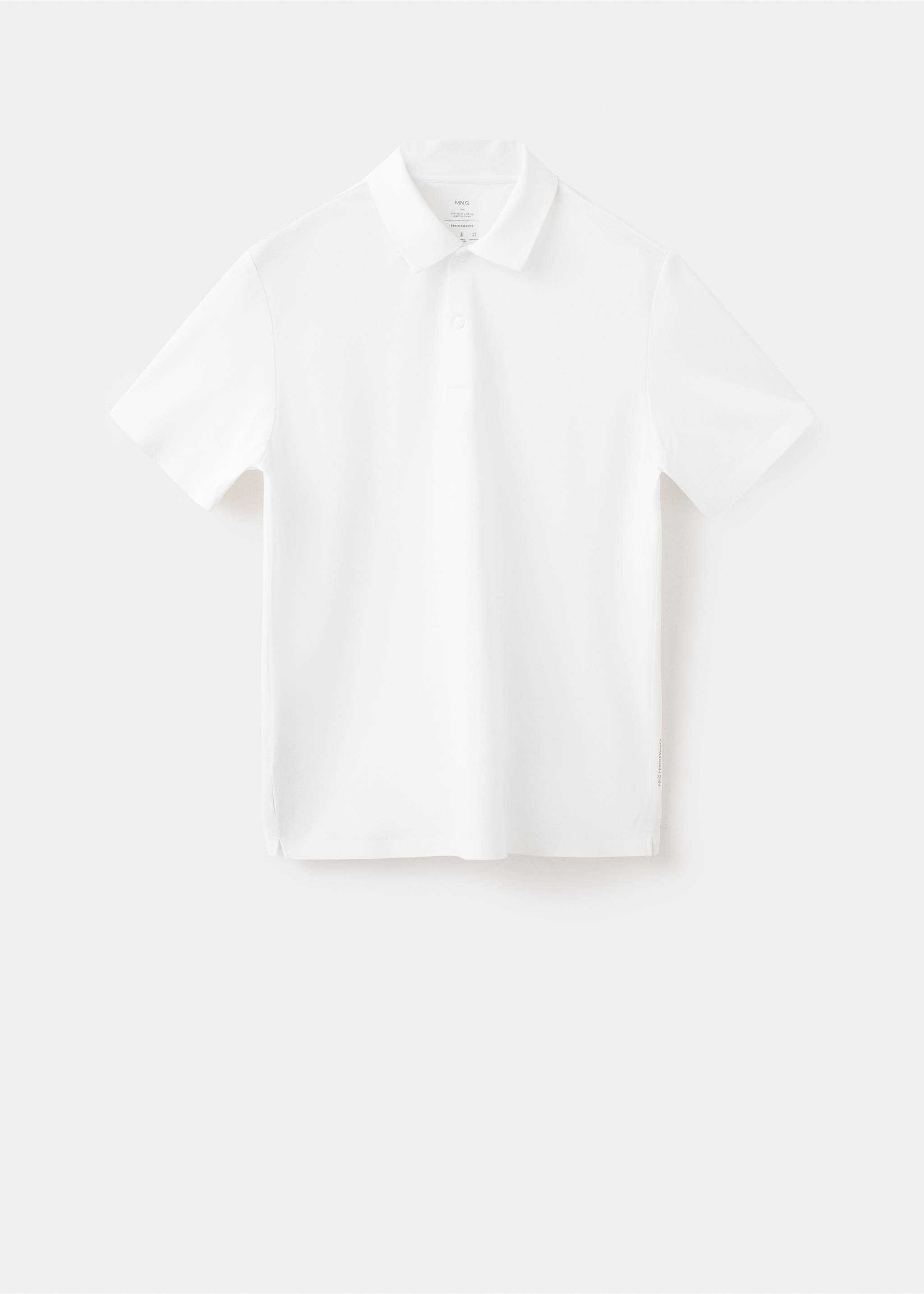 Slim-fit Thermolite® polo shirt - Article without model, Off White. Ref: 37076727-00.