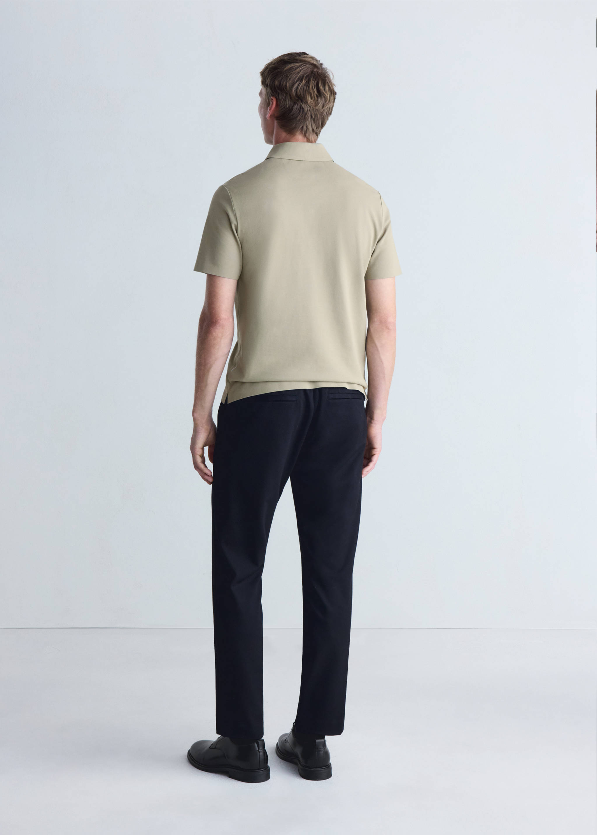 Slim-fit Thermolite® polo shirt - Reverse of the article