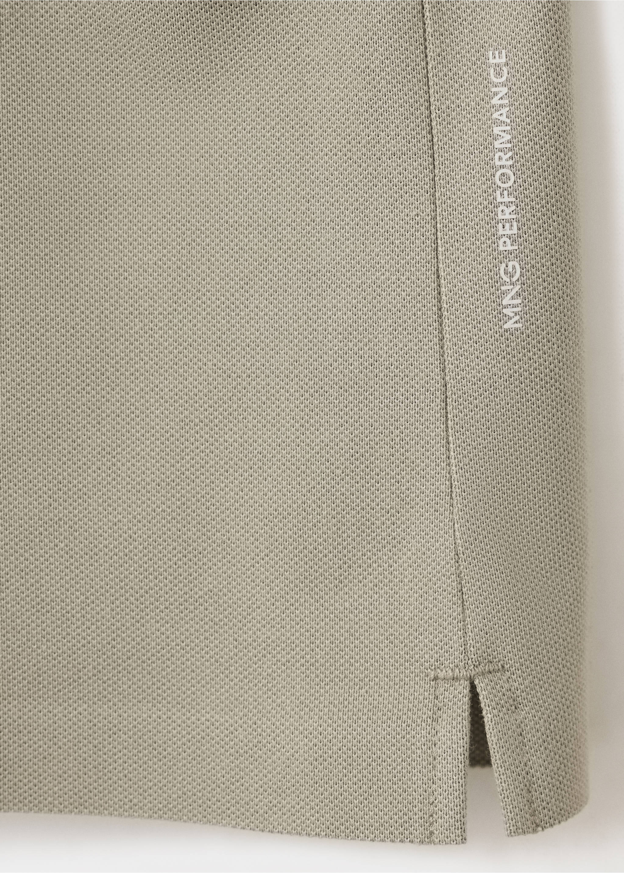 Slim-fit Thermolite® polo shirt - Details of the article 0, Medium Brown. Ref: 37076727-00.
