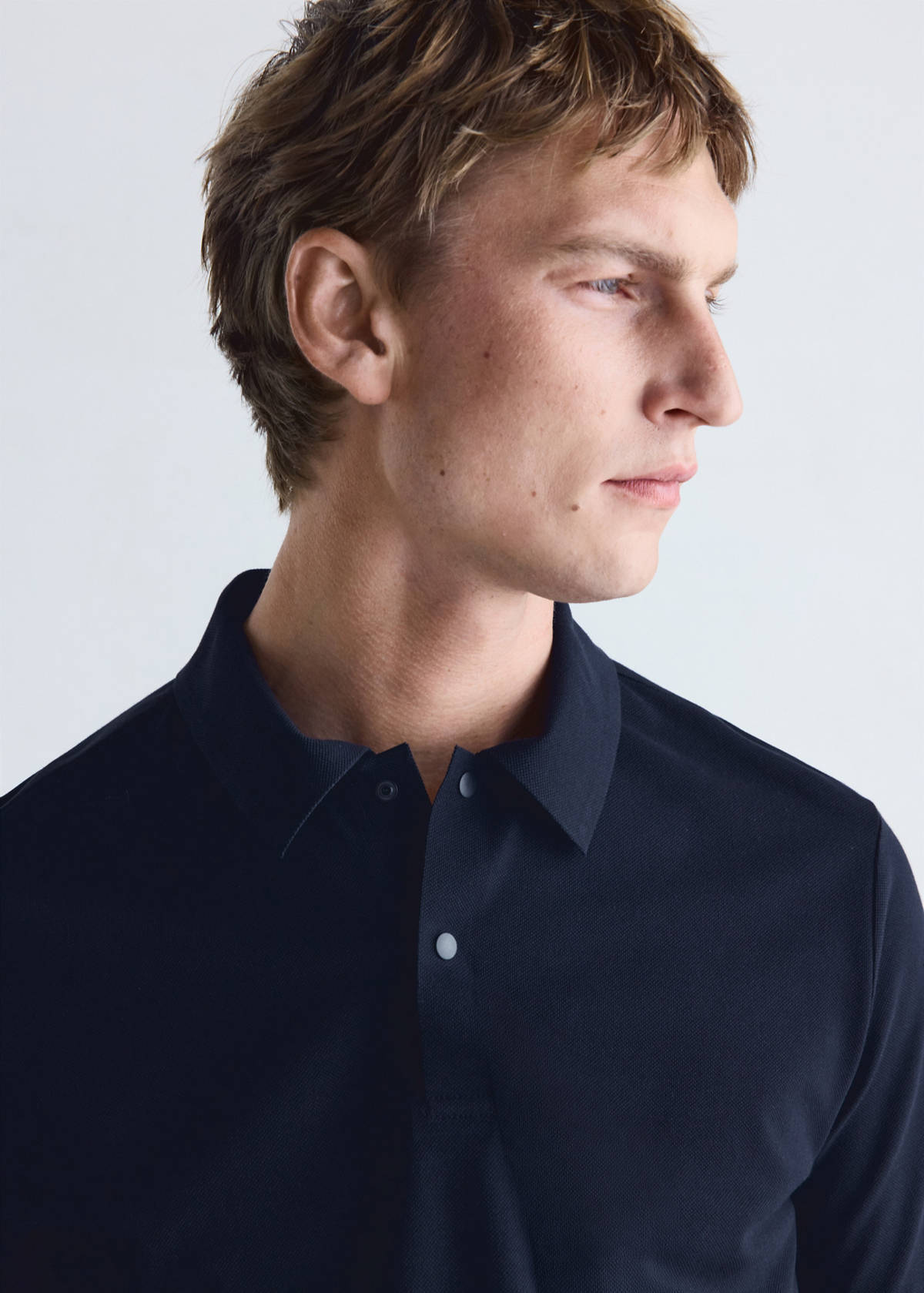 Slim-fit Thermolite® polo shirt — Navy
