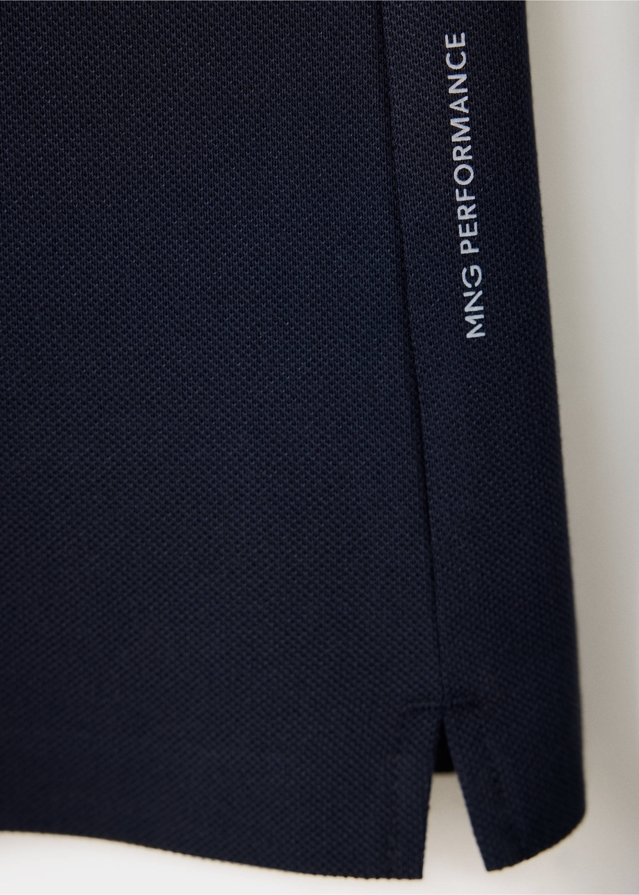 Slim-fit Thermolite® polo shirt - Details of the article 0, Navy. Ref: 37076727-00.