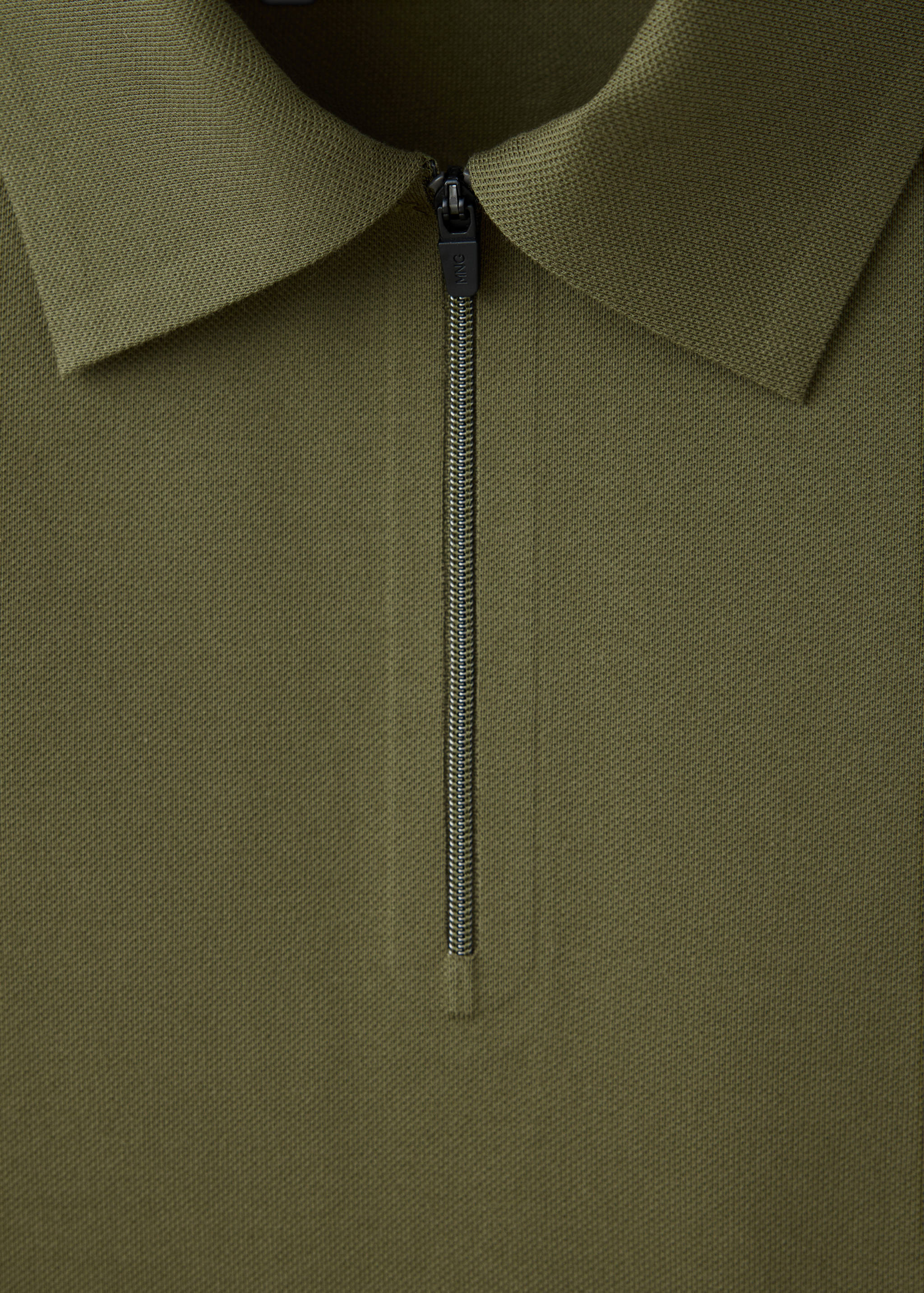 Regular fit zip polo shirt with Thermolite® - Details of the article 8