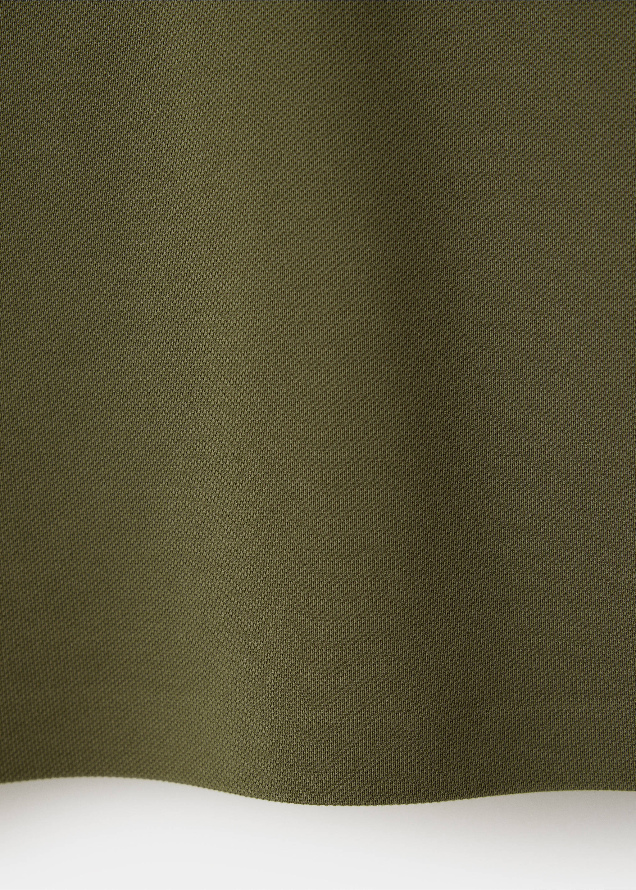 Regular fit zip polo shirt with Thermolite® - Details of the article 0, Khaki. Ref: 37076730-00.