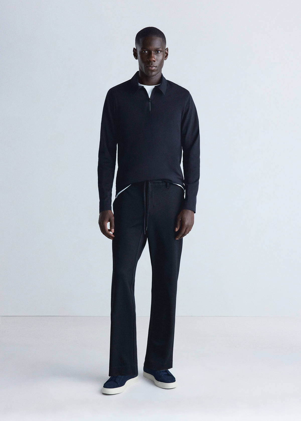 Regular fit zip polo with Thermolite®