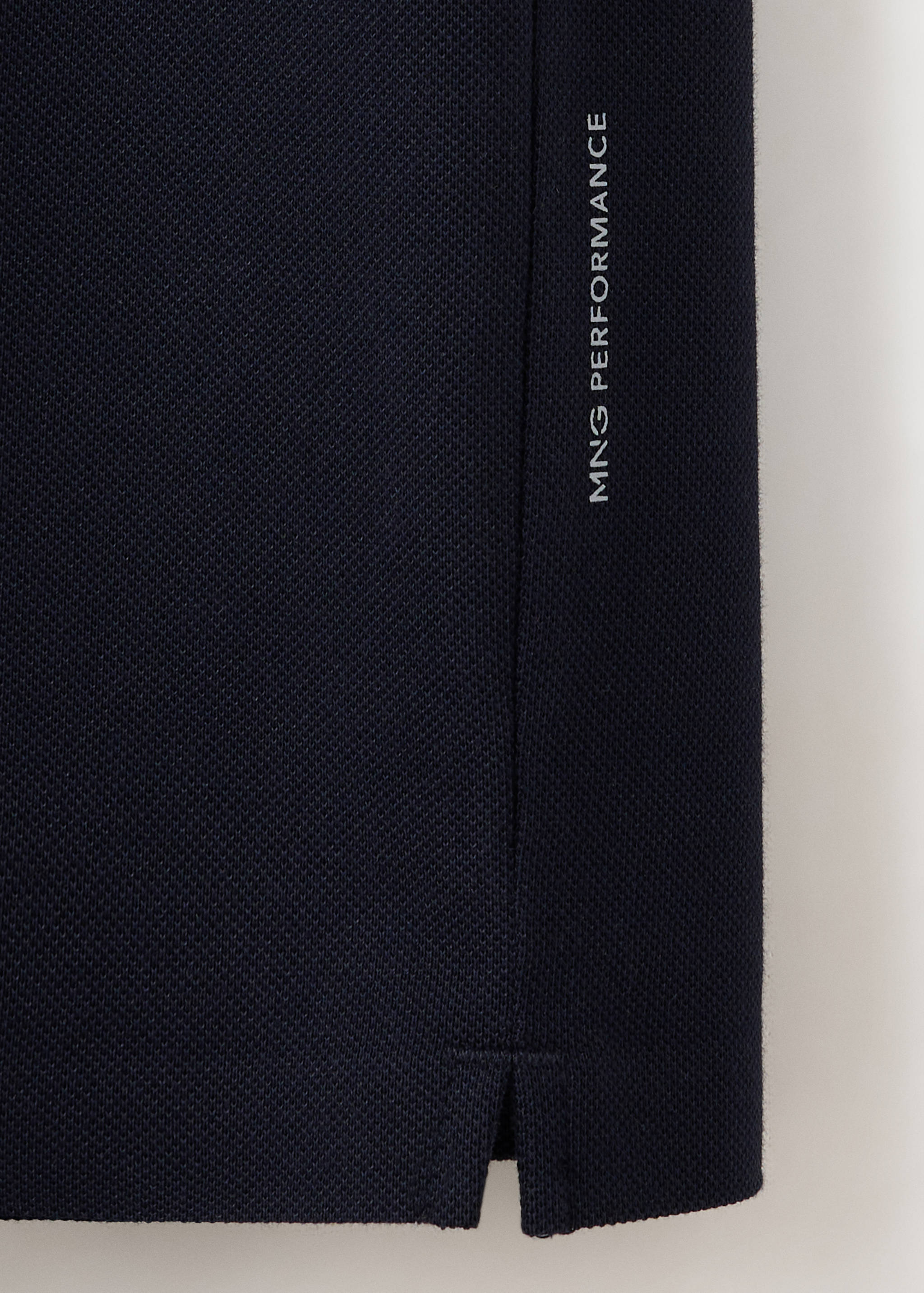 Regular fit zip polo shirt with Thermolite® - Details of the article 0