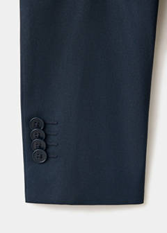 Viscose blend blazer — Navy 6