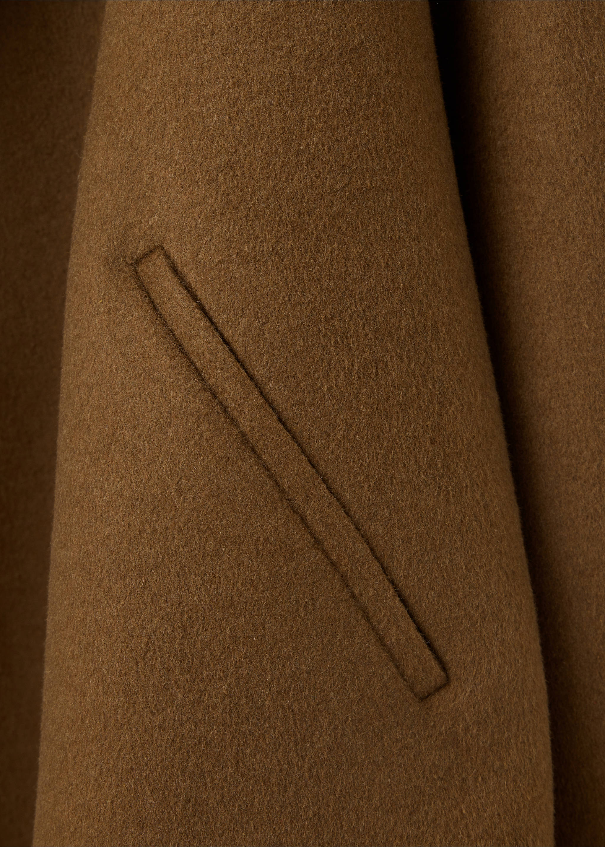 Brown jacket pocket detail, Medium Brown. Ref: 37076739-00.