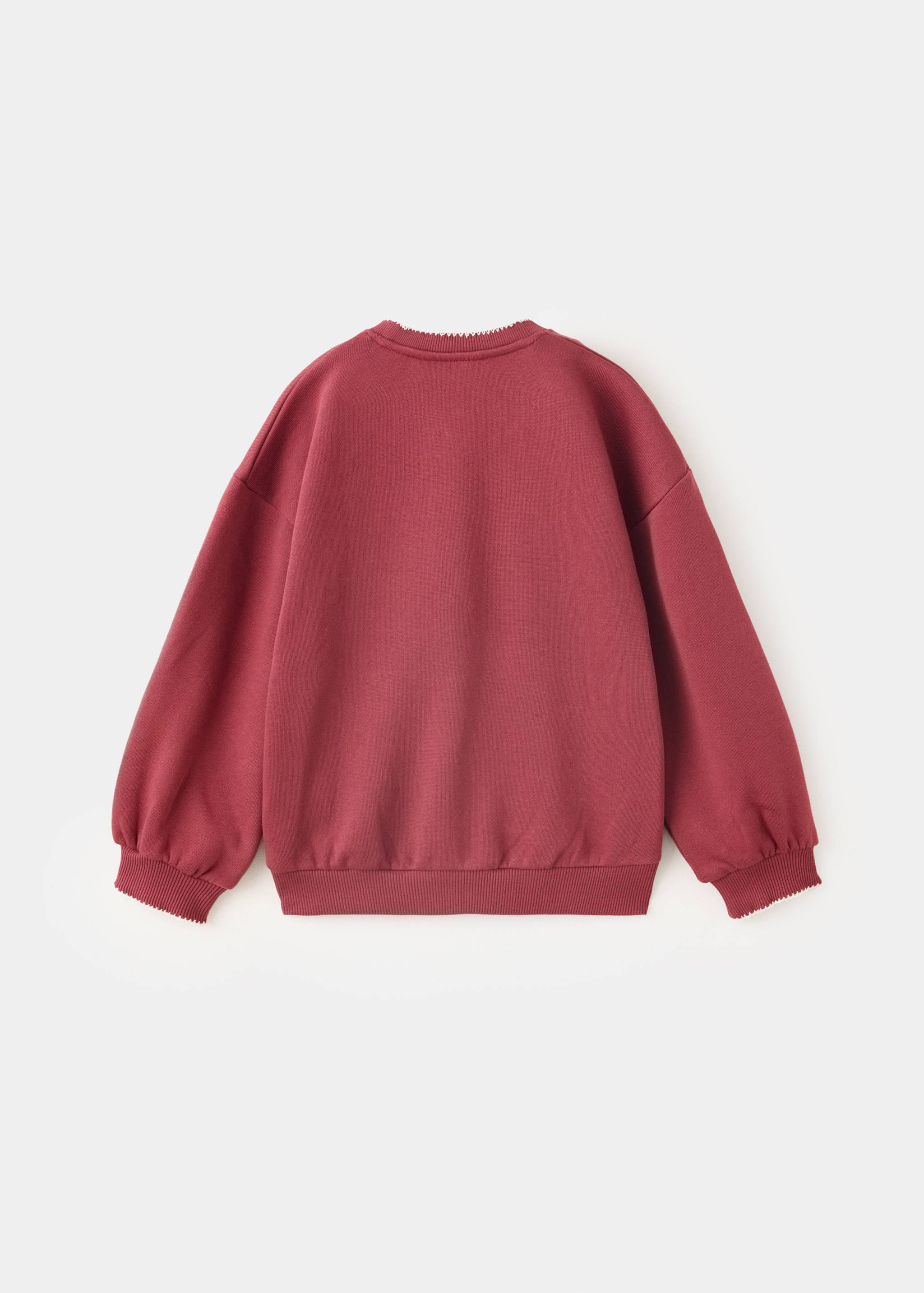 Sudadera detalle bordado - Reverso del artículo