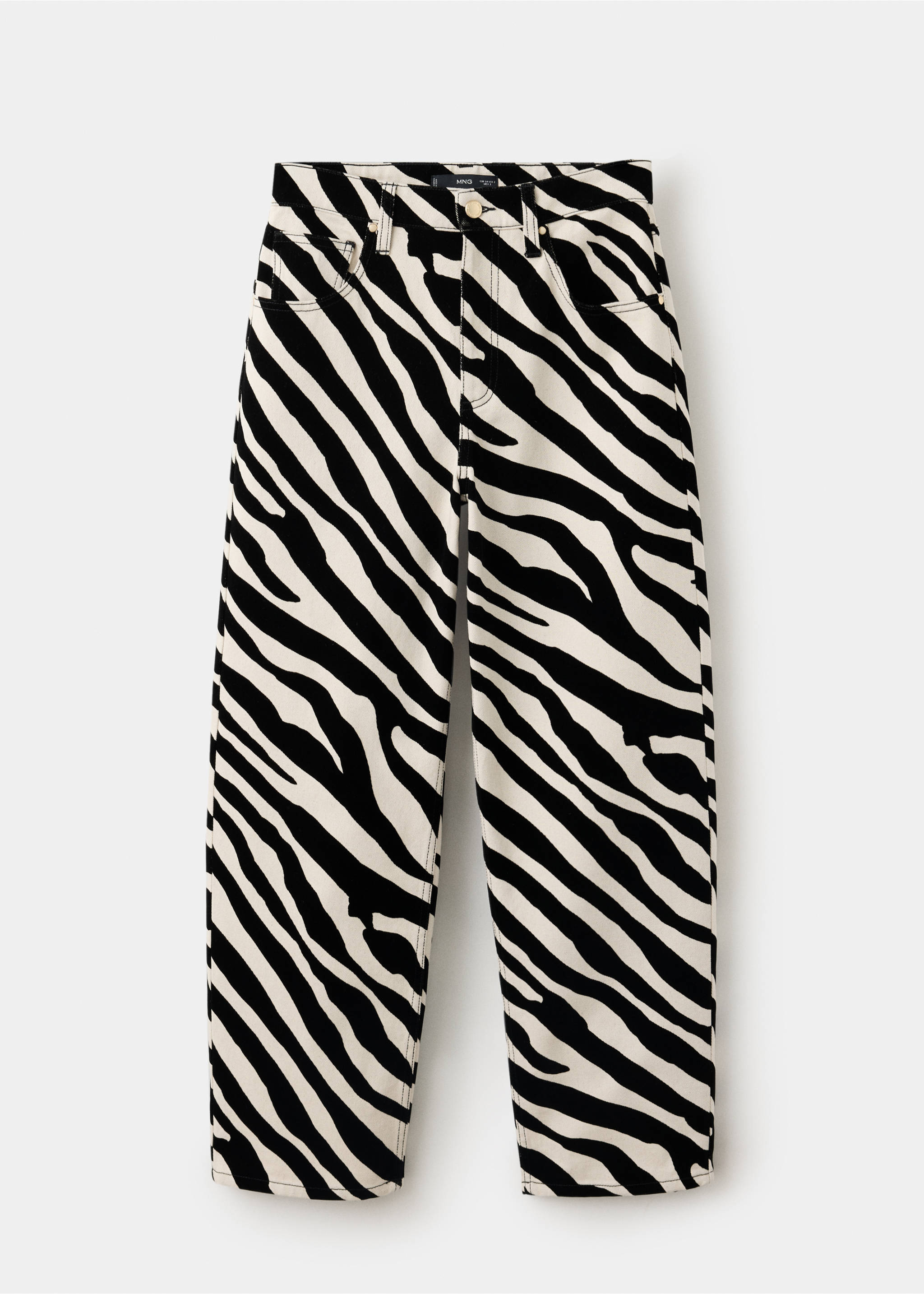 Zebra balloon trousers - Article without model, Off White. Ref: 37076741-00.