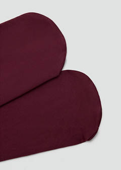 Smooth tights — Burgundy 3