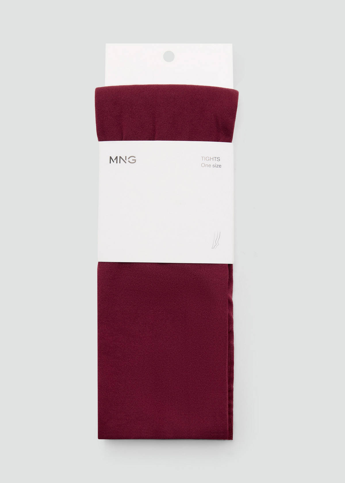 Smooth tights — Burgundy