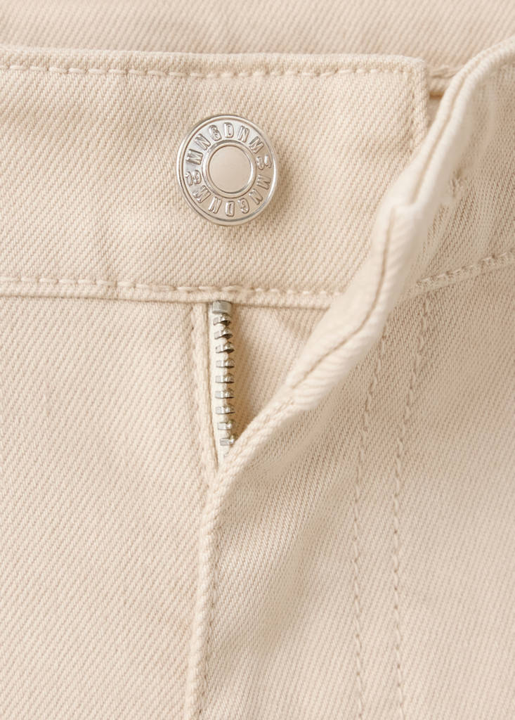 Sienna flared cropped jeans — Sand