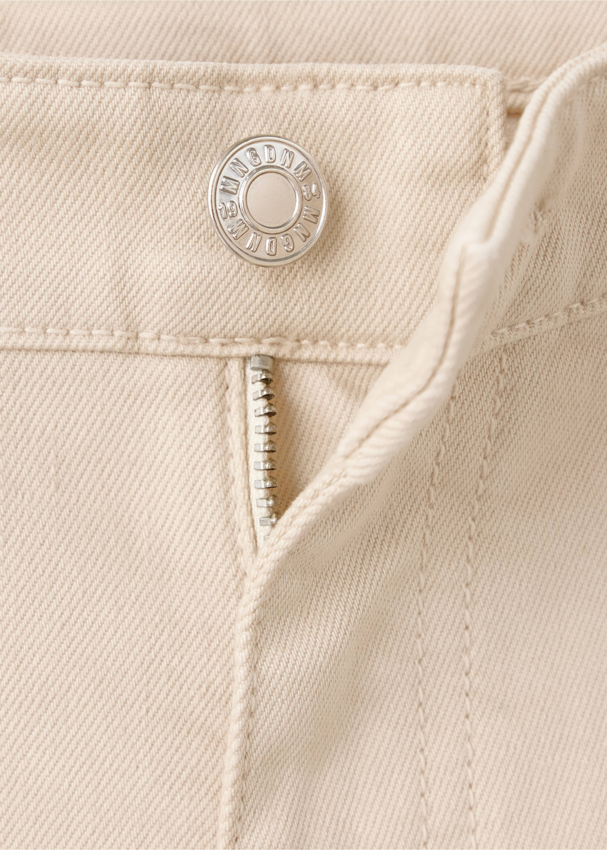 Sienna flared cropped jeans - Details of the article 8, Sand. Ref: 37076743-00.
