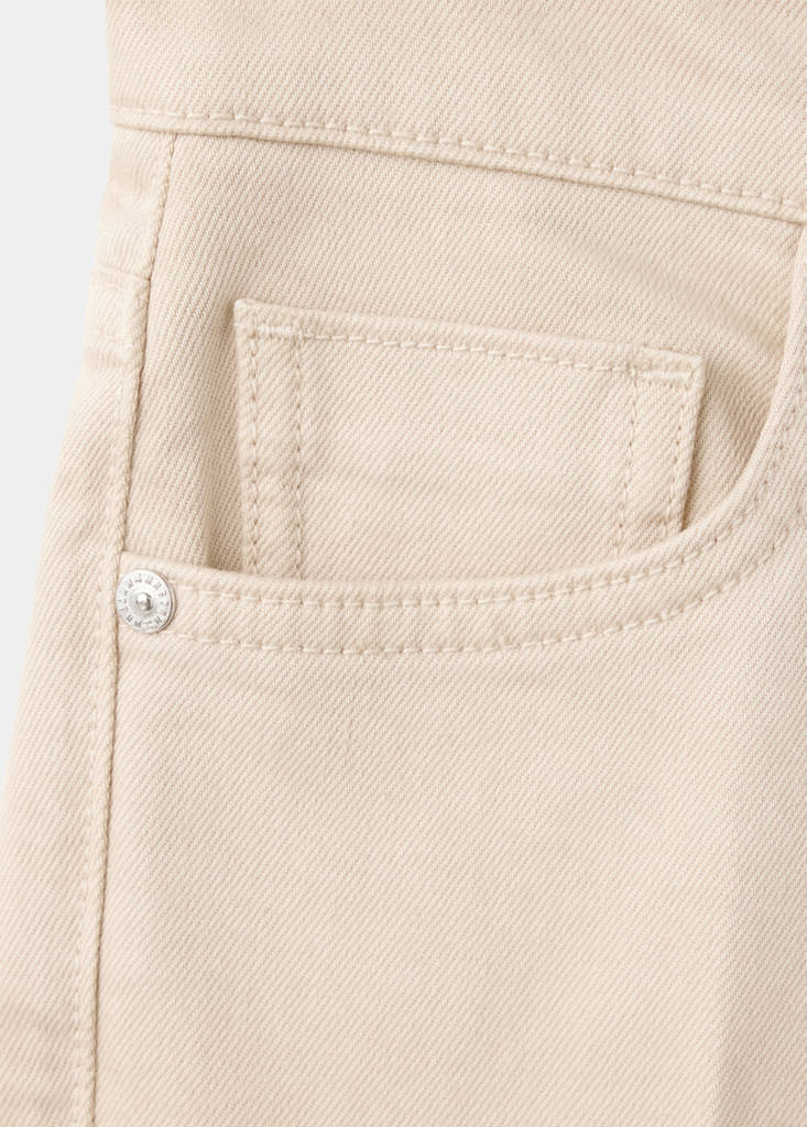 Sienna flared cropped jeans — Sand