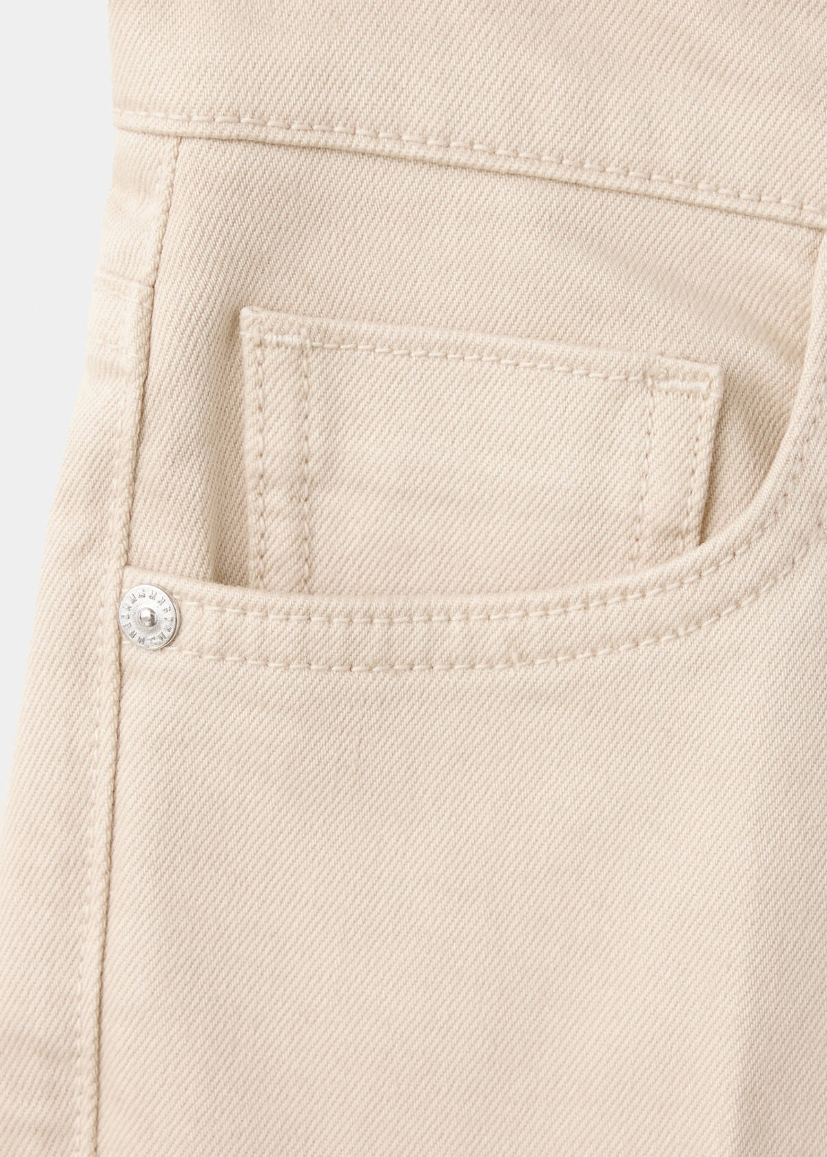 Sienna flared cropped jeans — Sand
