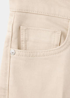 Sienna flared cropped jeans — Sand 7