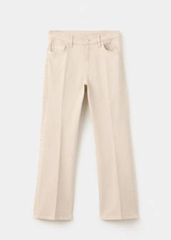 Sienna flared cropped jeans — Sand 5