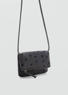 Star-print crossbody bag — Grey 2