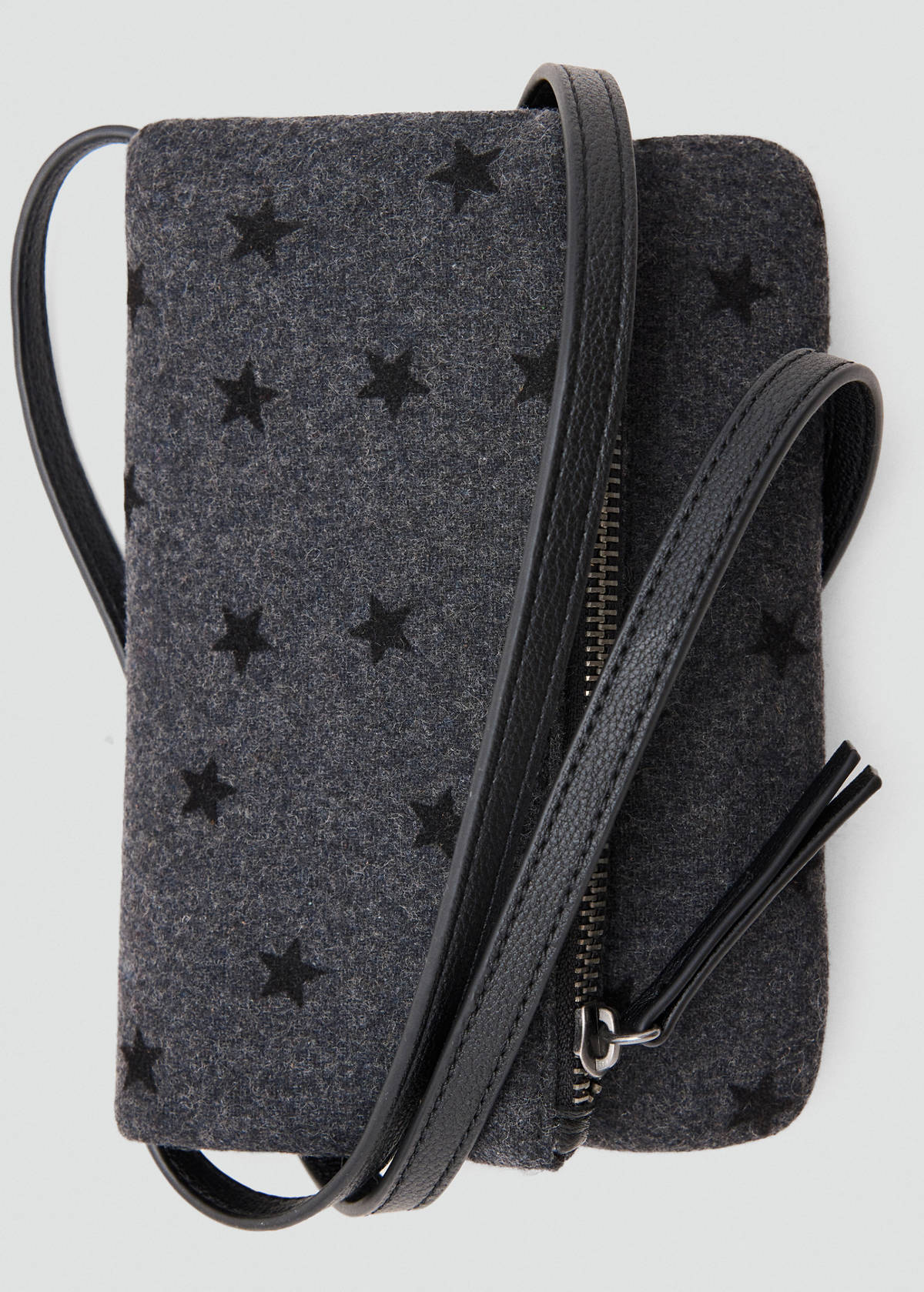 Star-print crossbody bag — Grey
