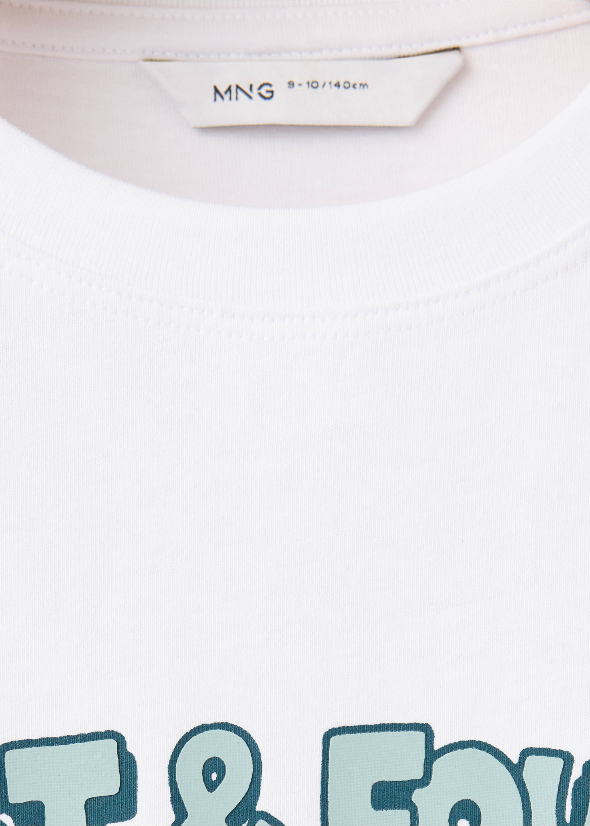 T-SHIRT S2LOST - Details of the article 0, White. Ref: 37077119-00.
