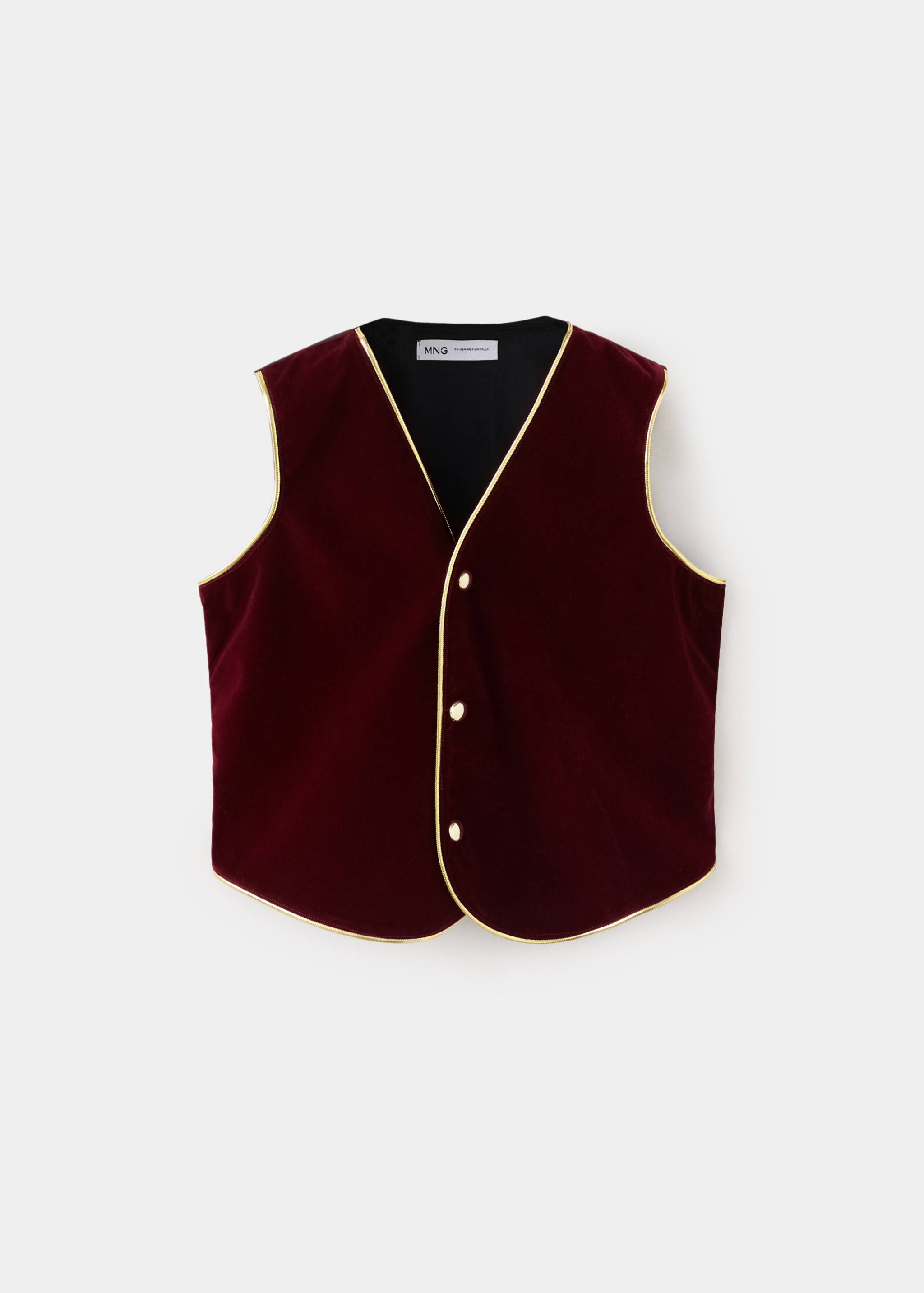 Velvet Halloween vest - Details of the article 1
