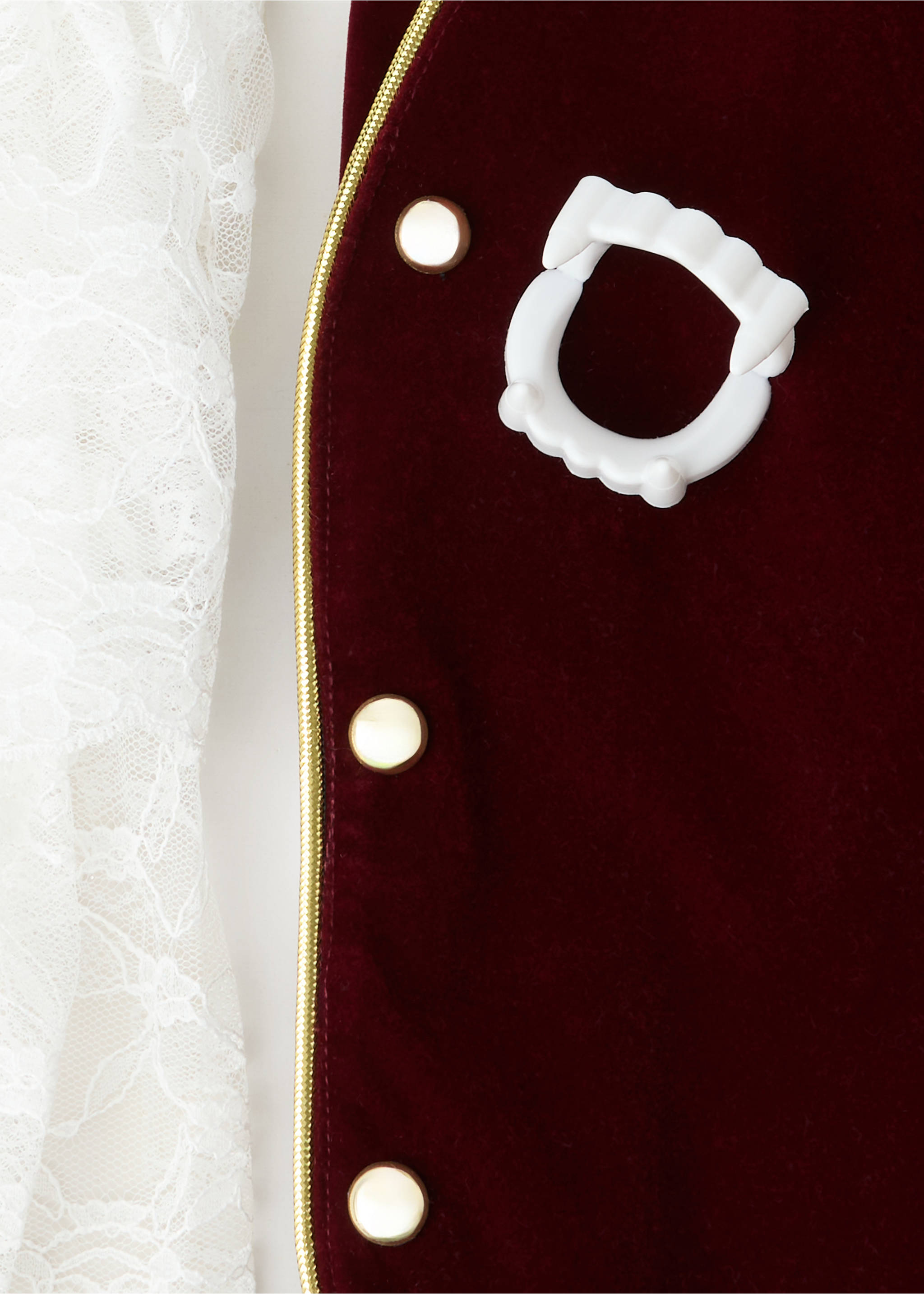 Velvet Halloween vest - Details of the article 2, Black. Ref: 37077121-00.